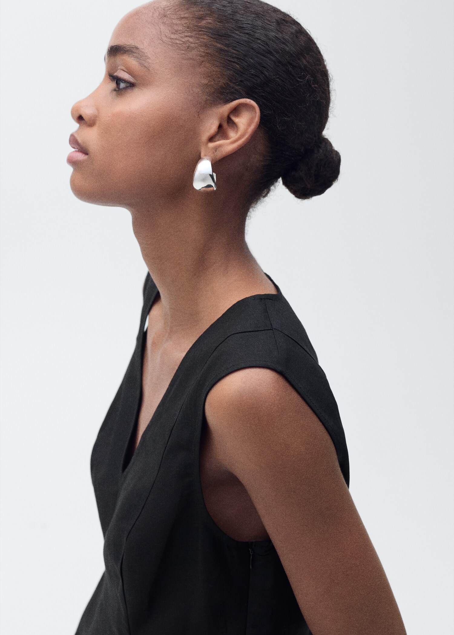 Top peplum mezcla lino - Detalle del artículo 1