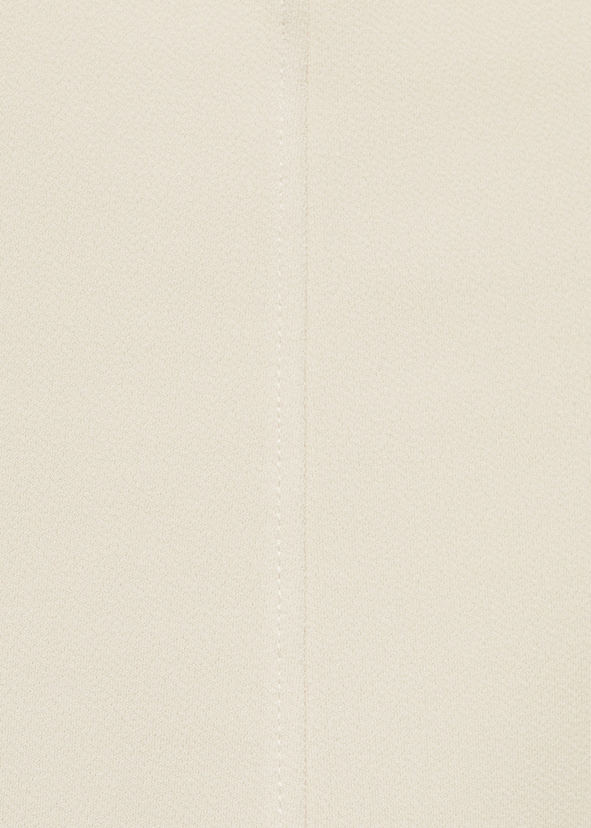 Boat-neck knitted top - Details of the article 0, Ecru. Ref: 87067180-00.