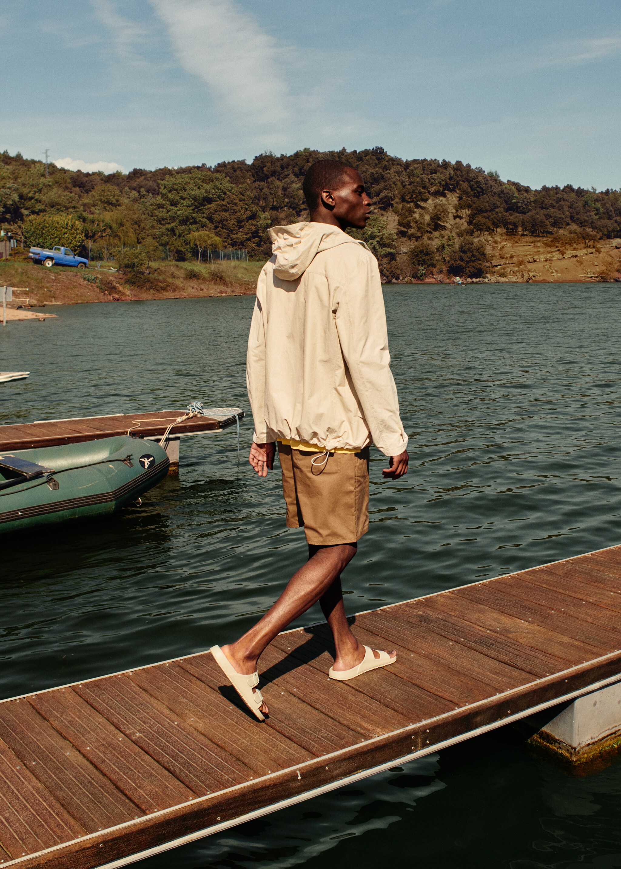 Oboustranné bermudy jogger - Detail zboží 5