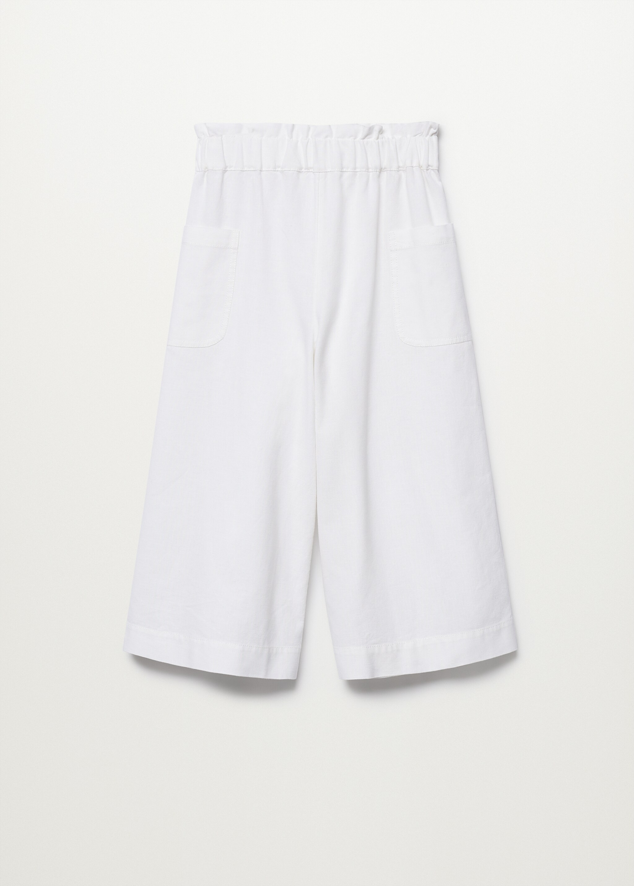 Cotton linen culotte trousers - Article without model