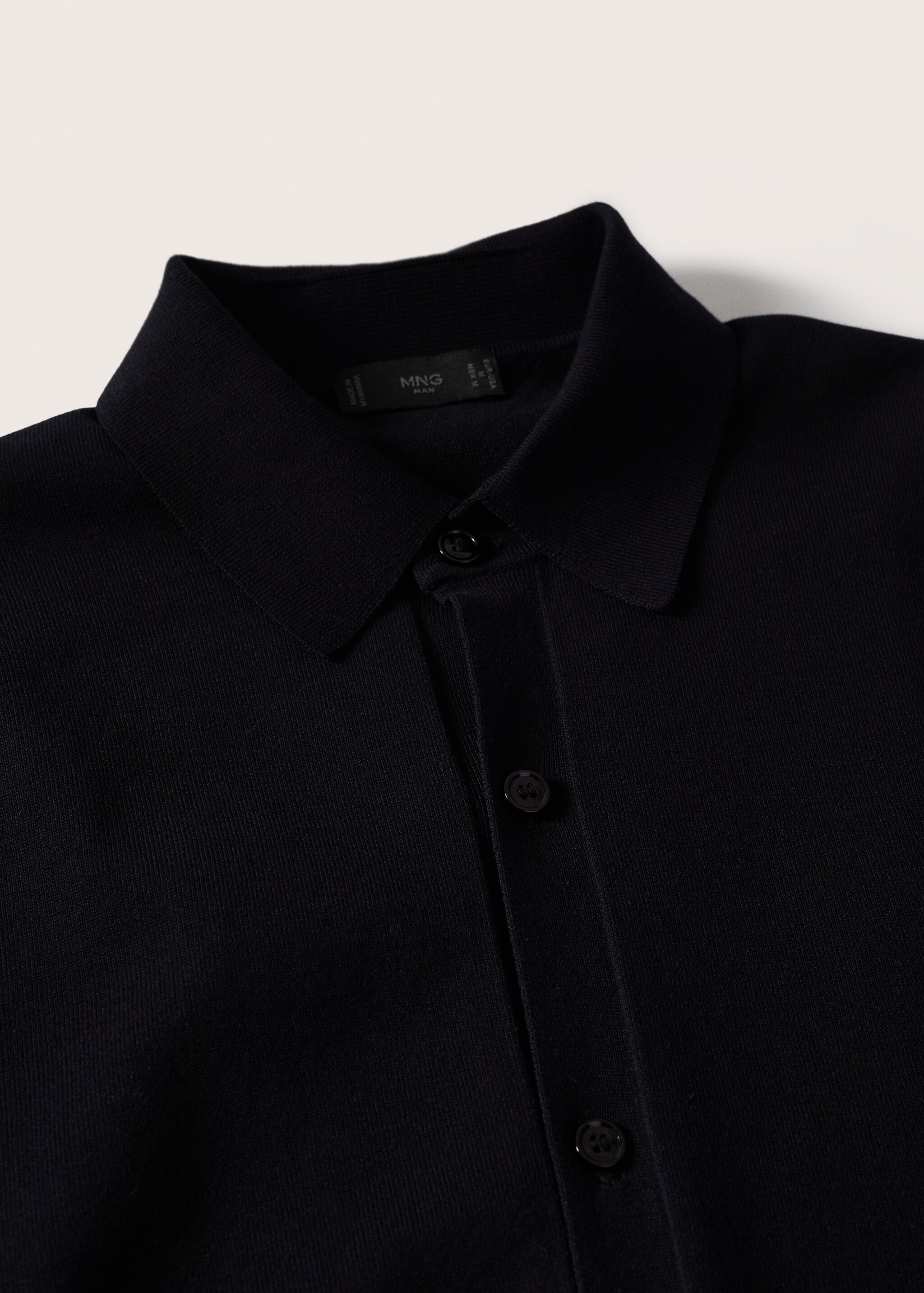 Úpletová košile regular fit - Detail zboží 8