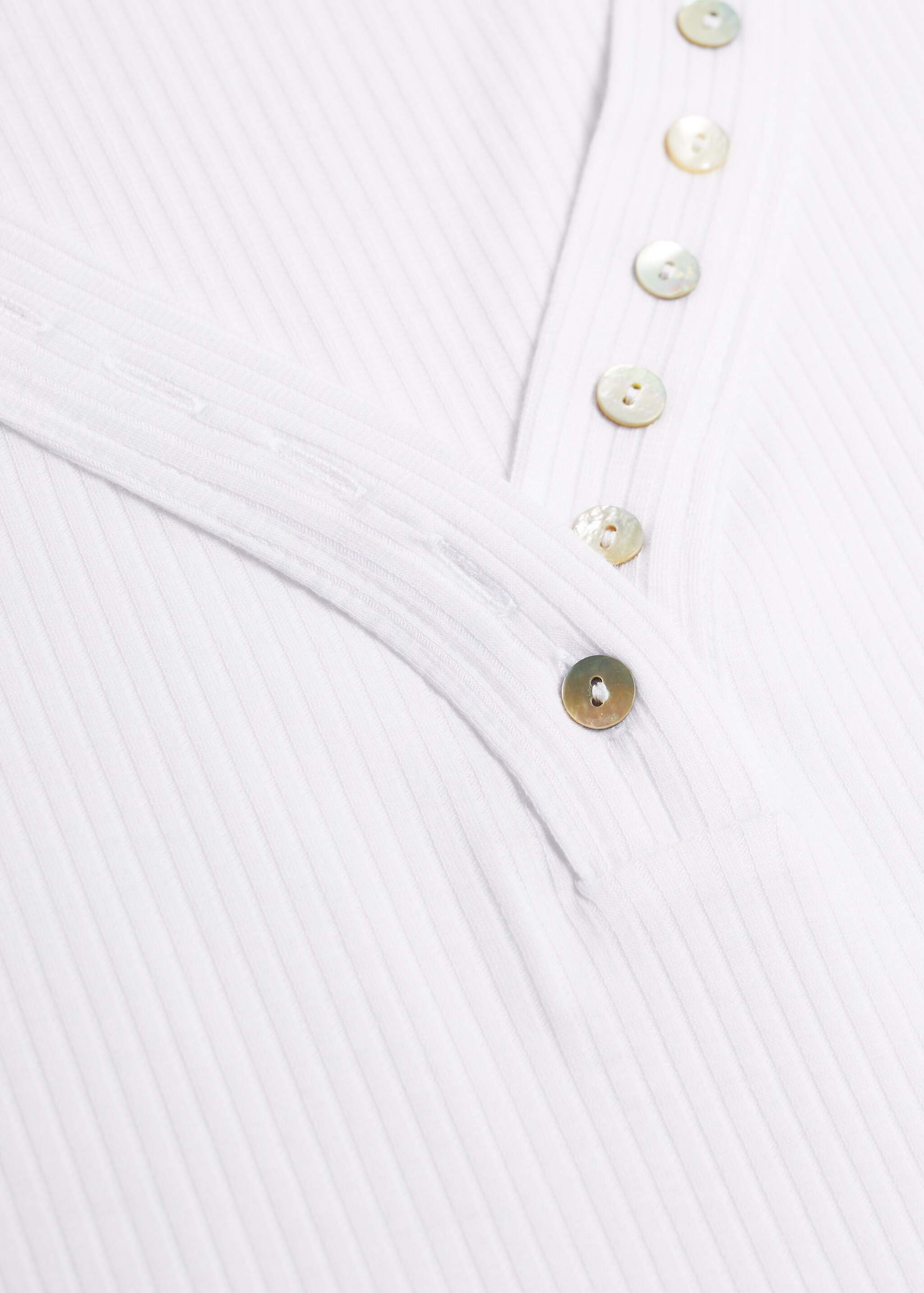 Camiseta pijama canalé - Detalle del artículo 8
