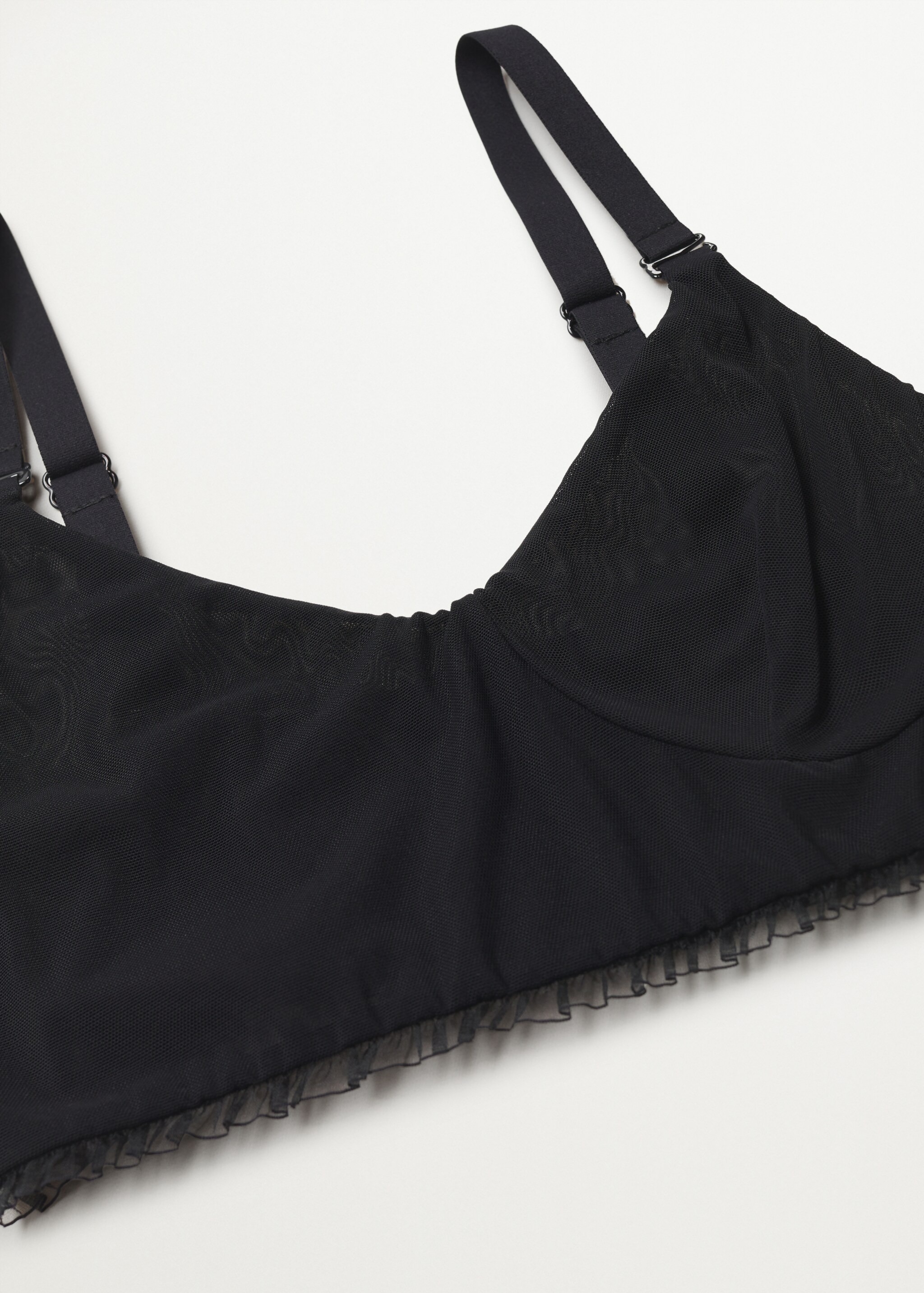 One cup reversible tulle bra - Details of the article 8