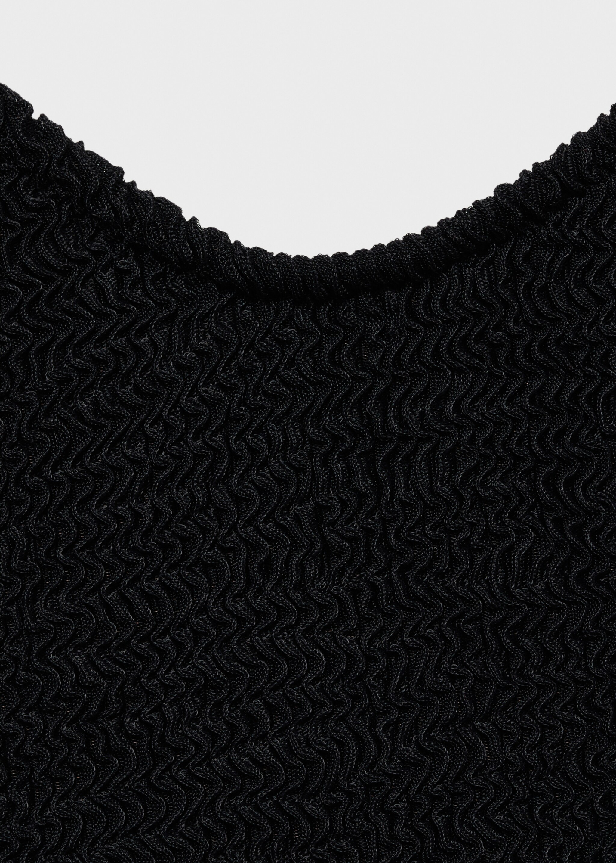 Costume da bagno spallini texture - Dettaglio dell'articolo 8, Nero. Ref: 87067676-00.