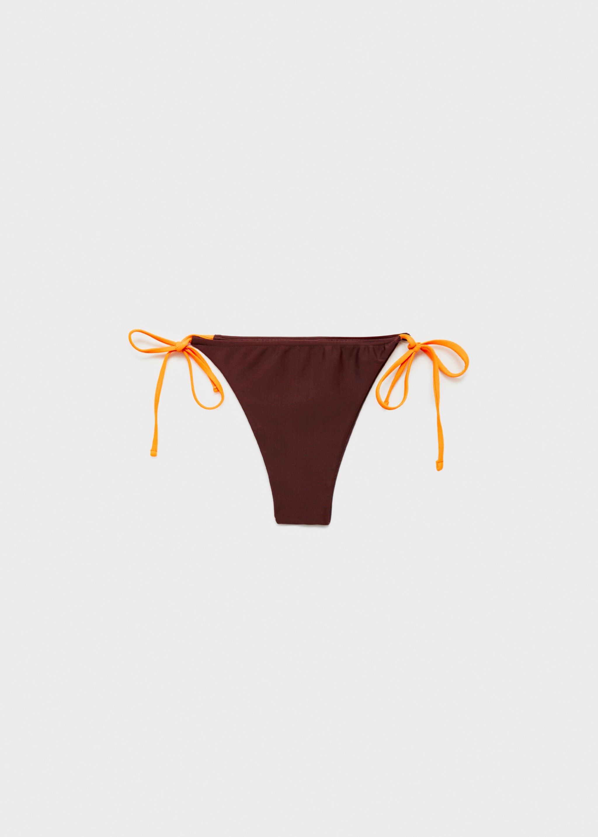 Braguita bikini lazos - Artículo sin modelo, Chocolate. Ref: 87067677-00.