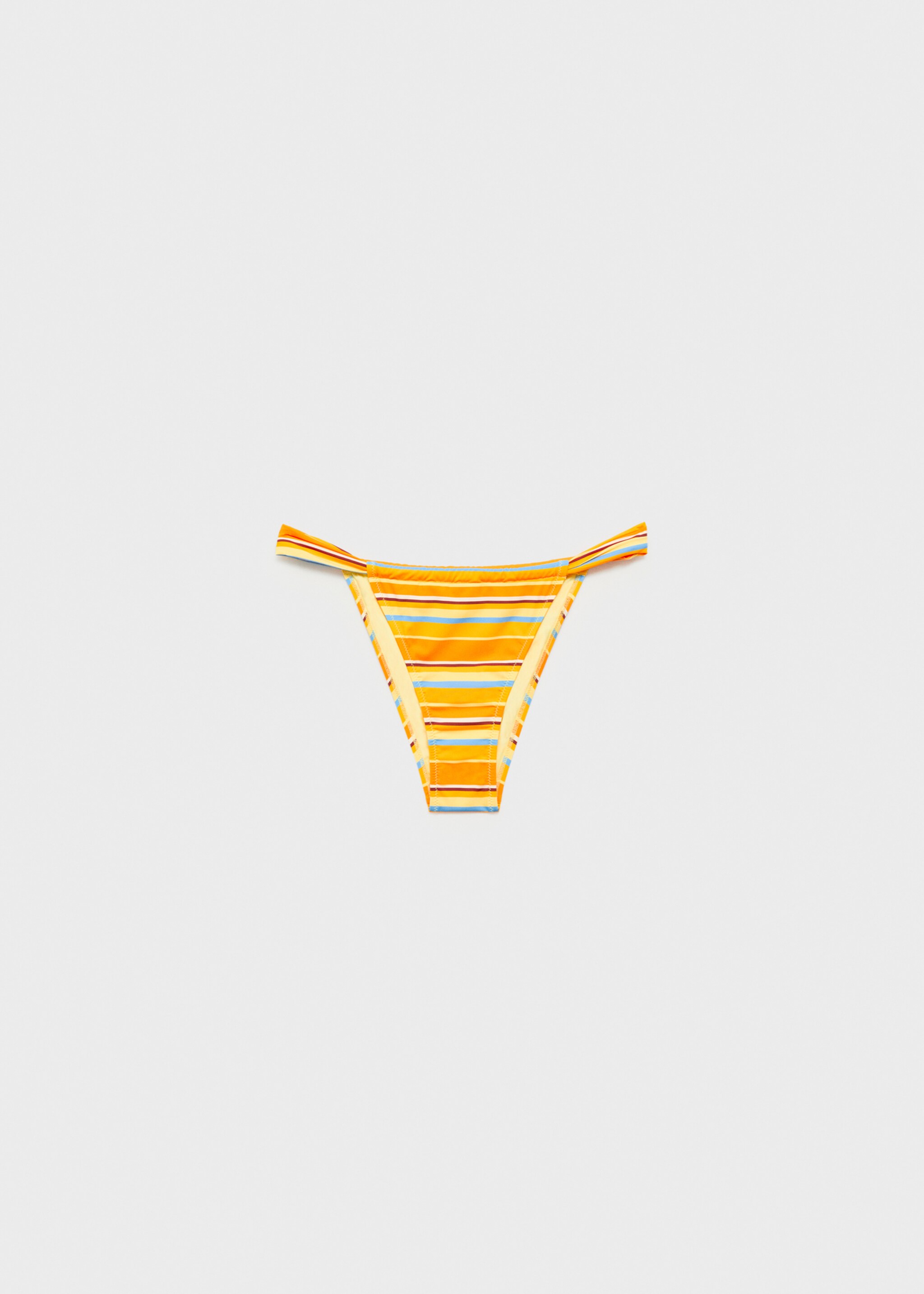 Calceta bikini ratlles - Article sense model, Groc pastel. Ref: 87067678-00.