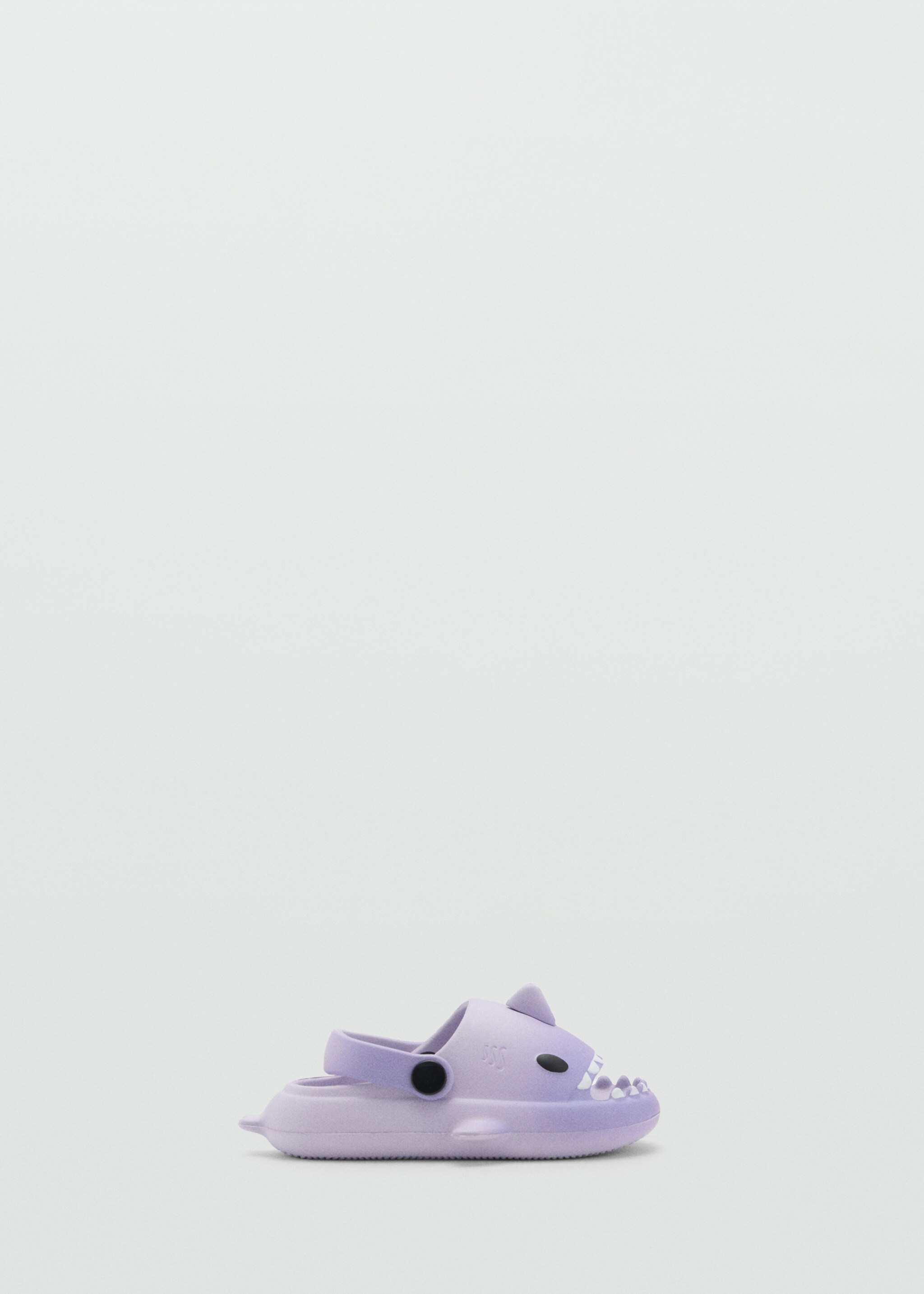 Shark-design flip-flops - Article without model, Light/Pastel Purple. Ref: 87067686-00.