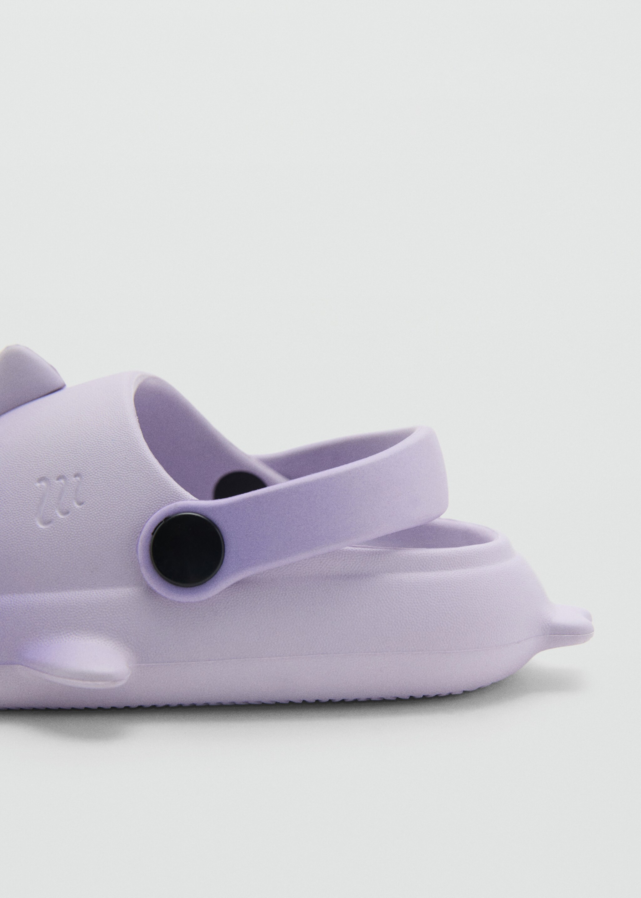 Shark-design flip-flops - Details of the article 1, Light/Pastel Purple. Ref: 87067686-00.