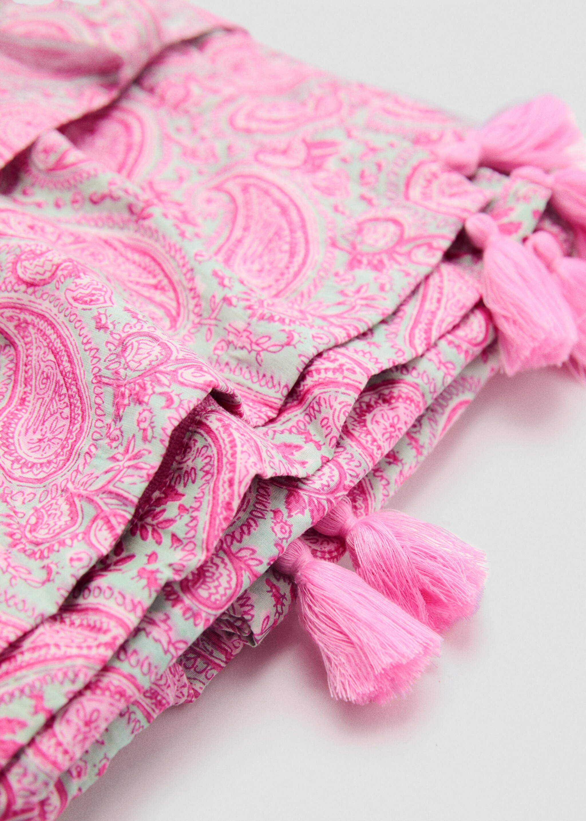 Bedrucktes Strandtuch - Mittlere Ansicht, Rosa. Ref: 87067690-00.