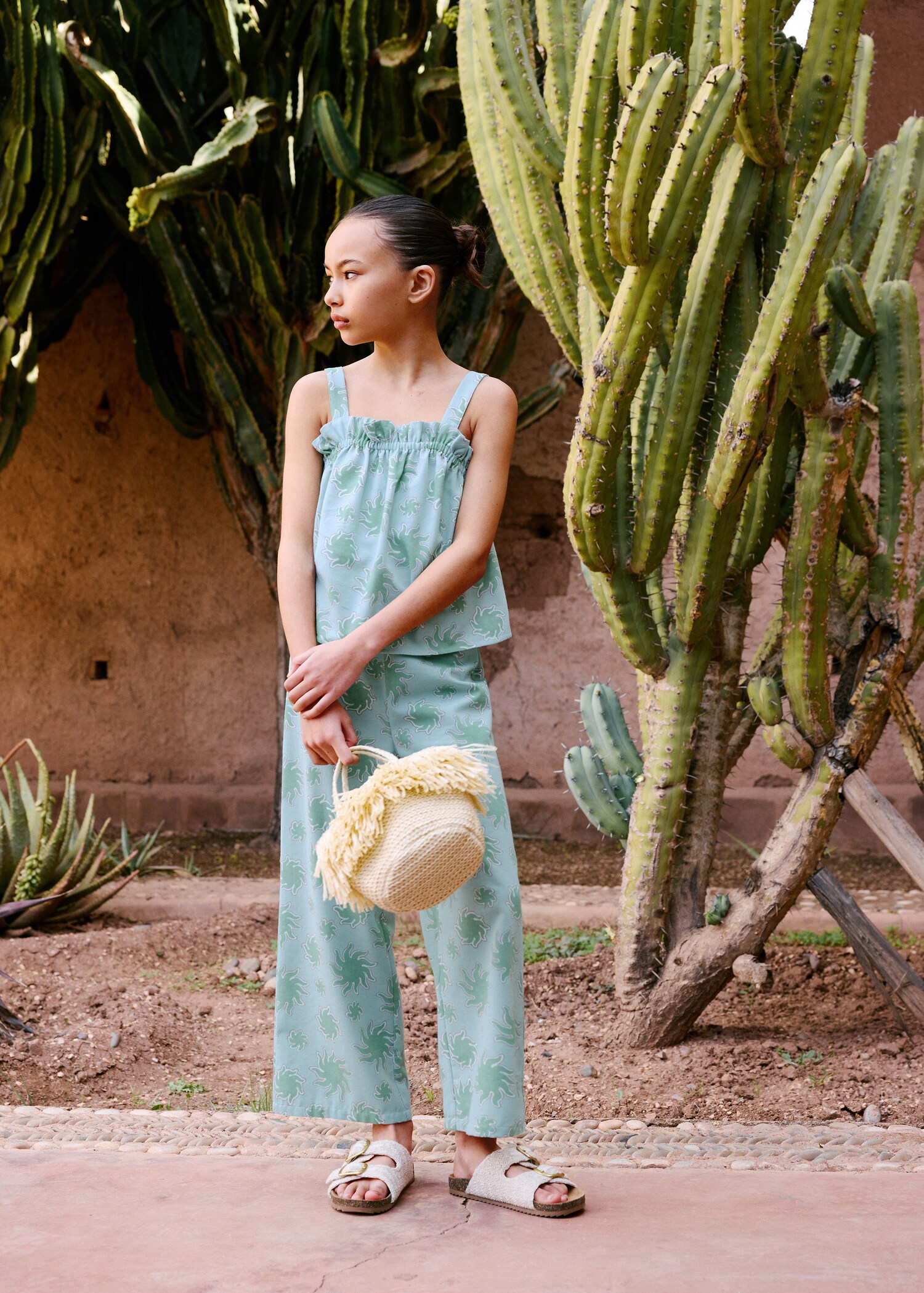 Blusa estampada tirantes - Detalle del artículo 6