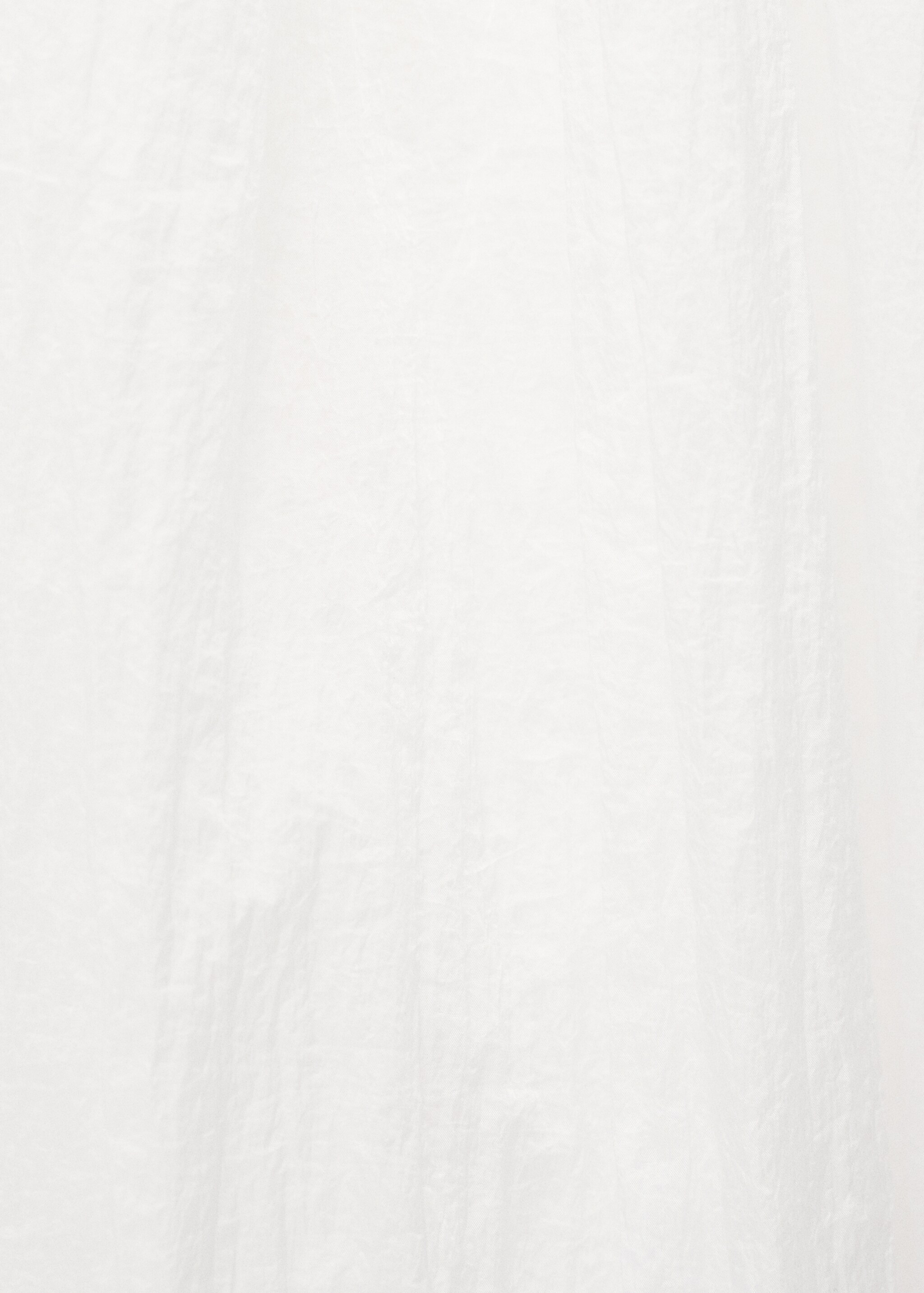 Chaqueta semitransparente fruncida - Detalle del artículo 0, Blanco. Ref: 87067711-00.