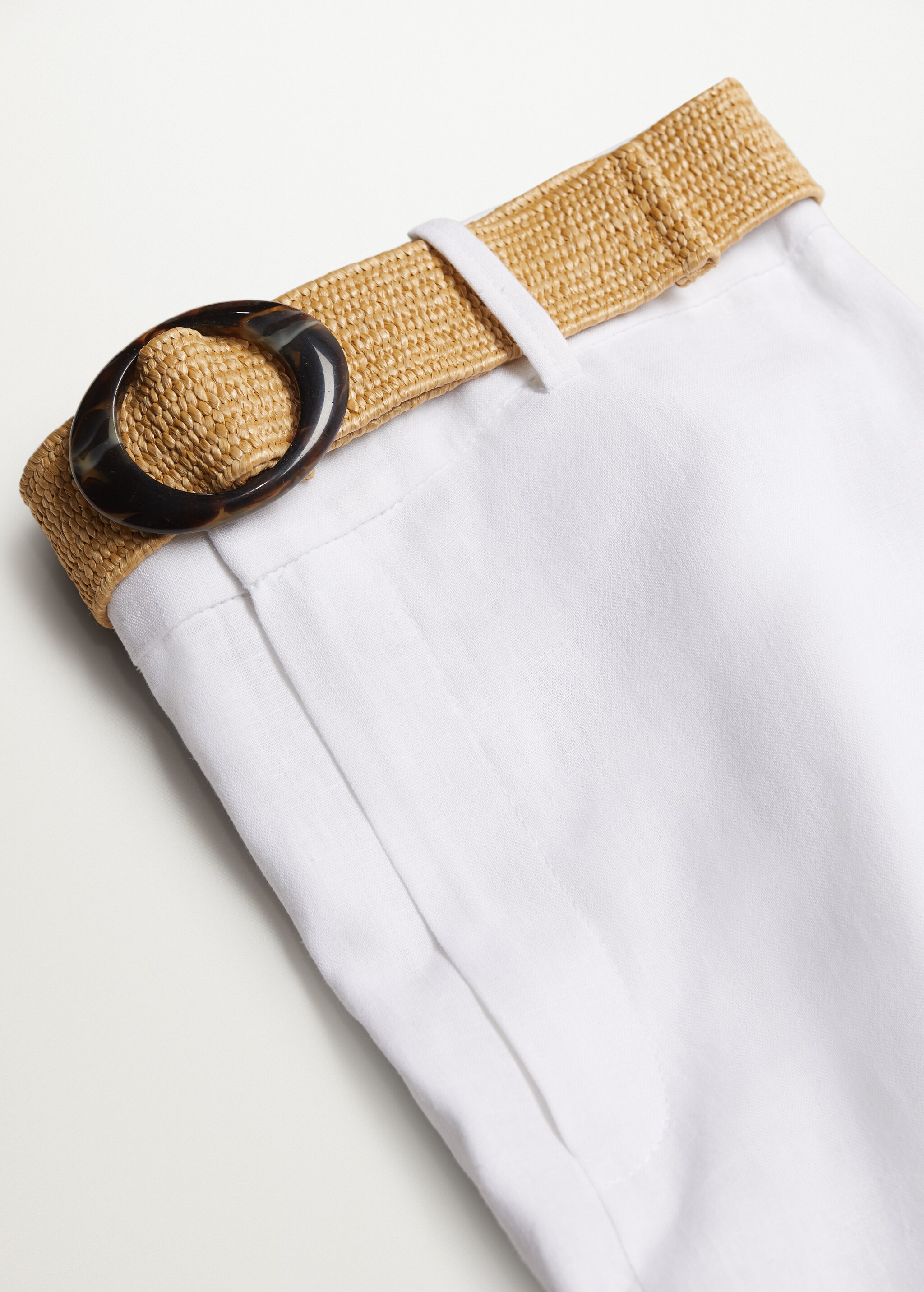 Pantalón lino cinturón - Detalle del artículo 8