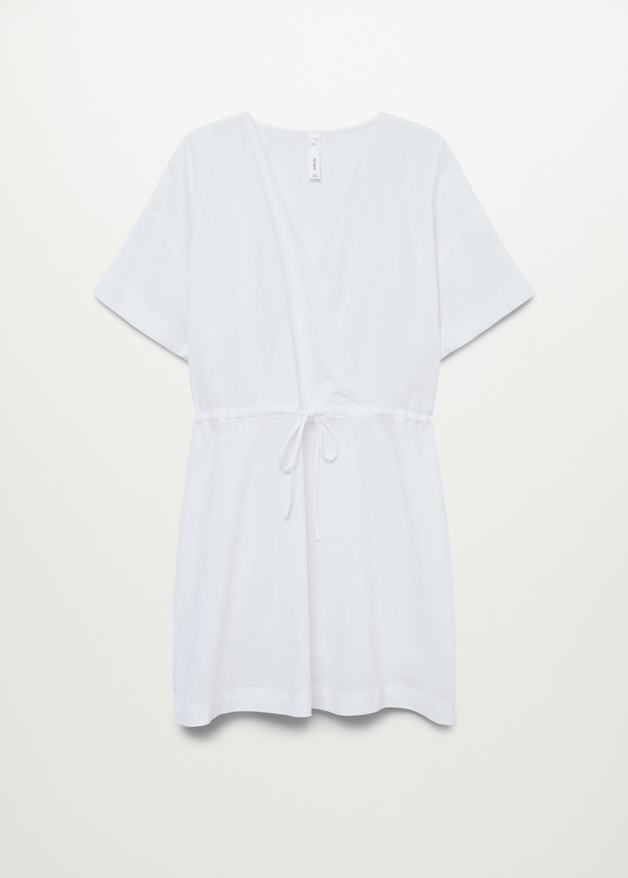 Linen wrap dress - Article without model