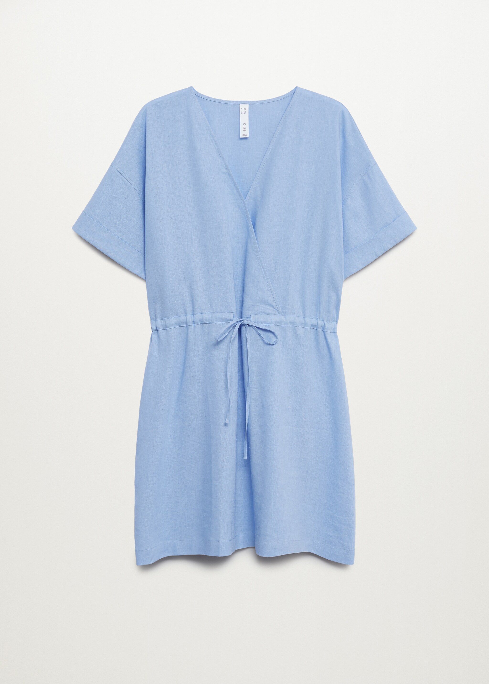 Linen wrap dress - Article without model