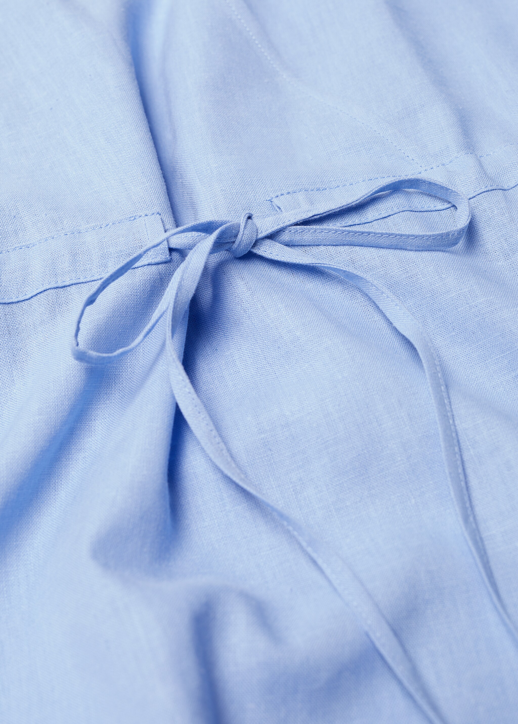 Linen wrap dress - Details of the article 8