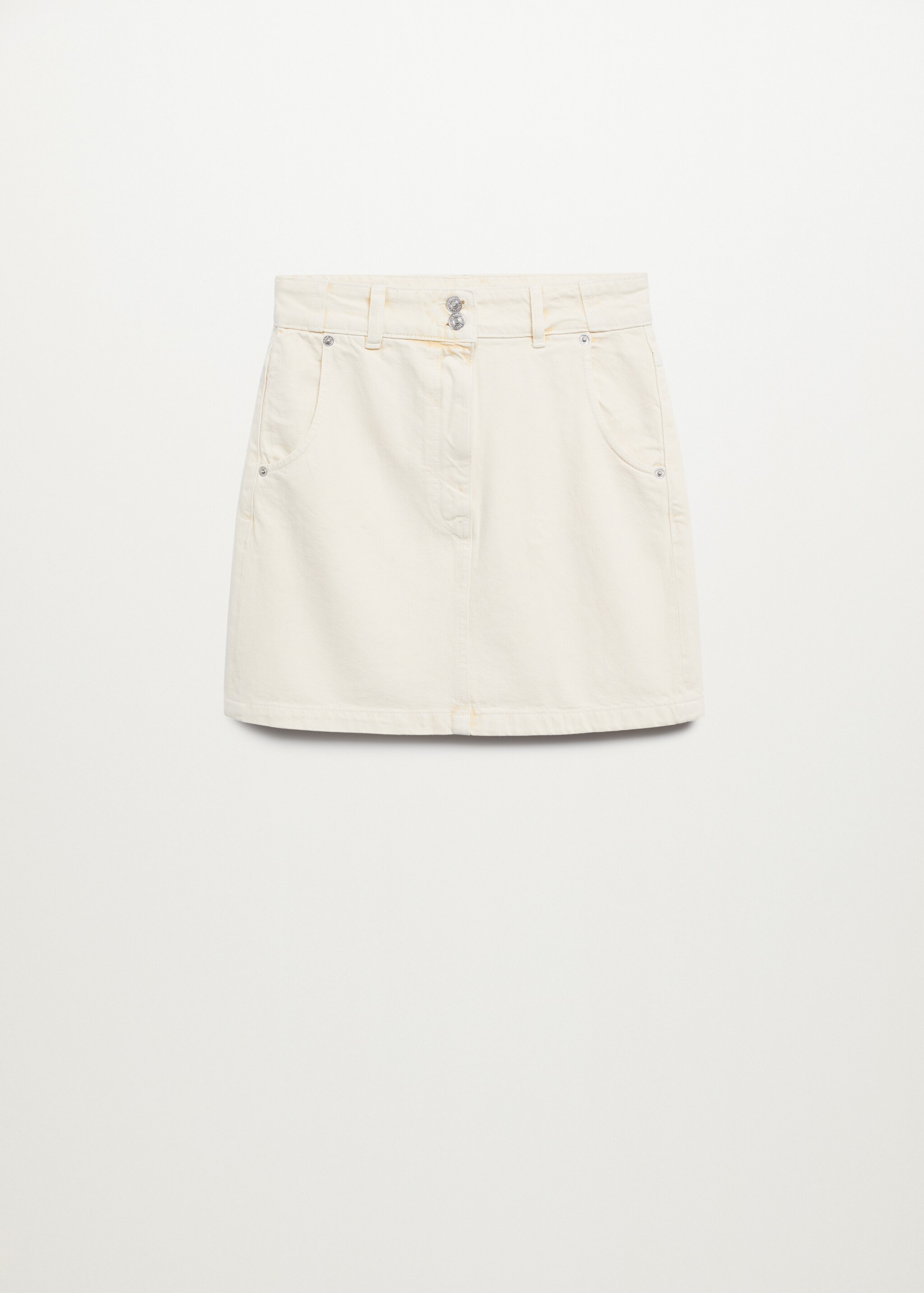 Pocket denim miniskirt - Article without model