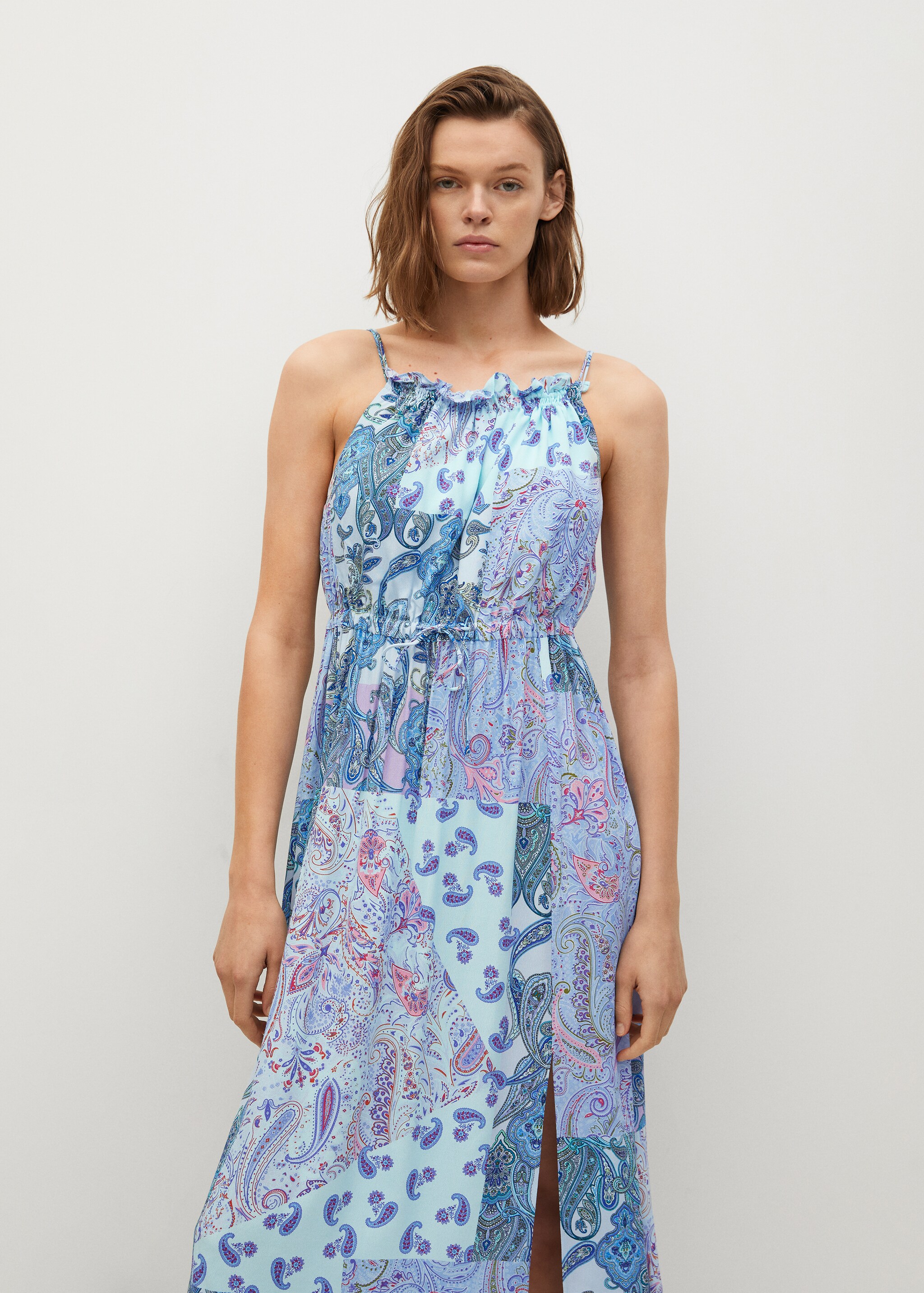 Vestido estampado paisley - Plano medio