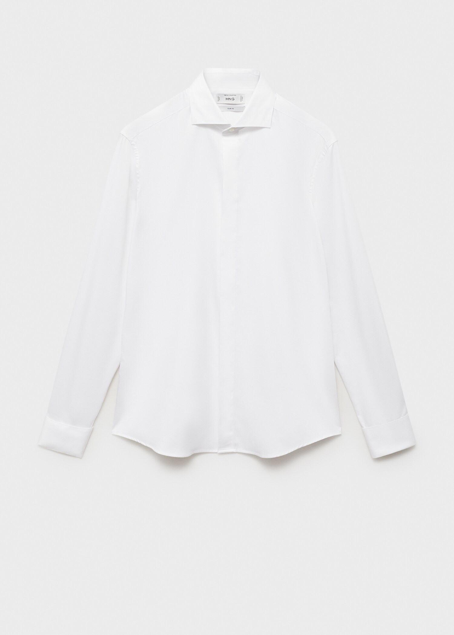 100% cotton slim-fit suit shirt - Article without model