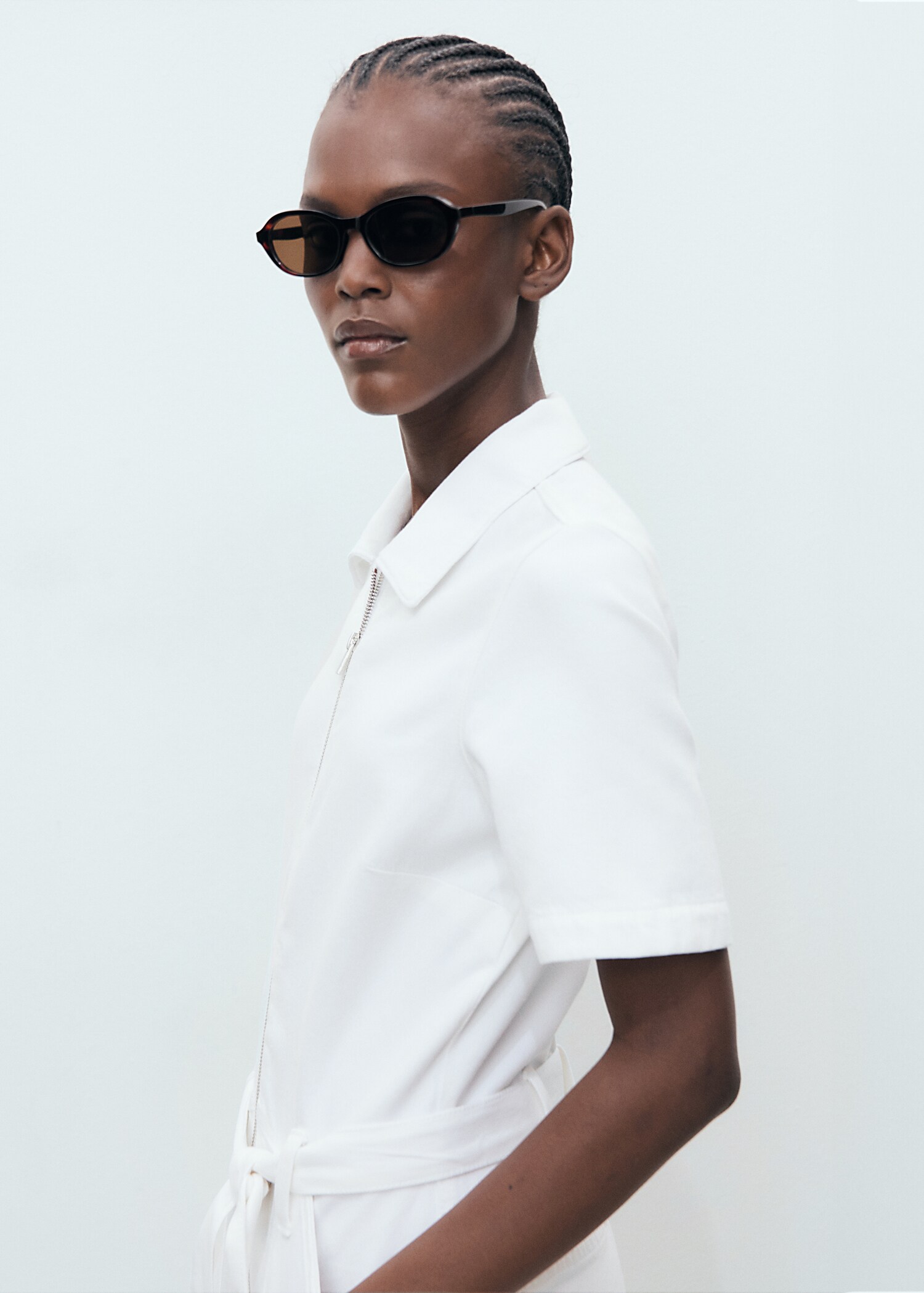 Denim jumpsuit belt - Details of the article 2