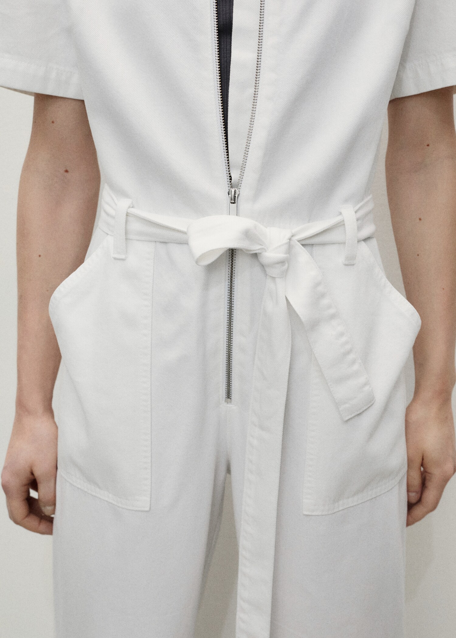 Denim jumpsuit belt - Details of the article 6