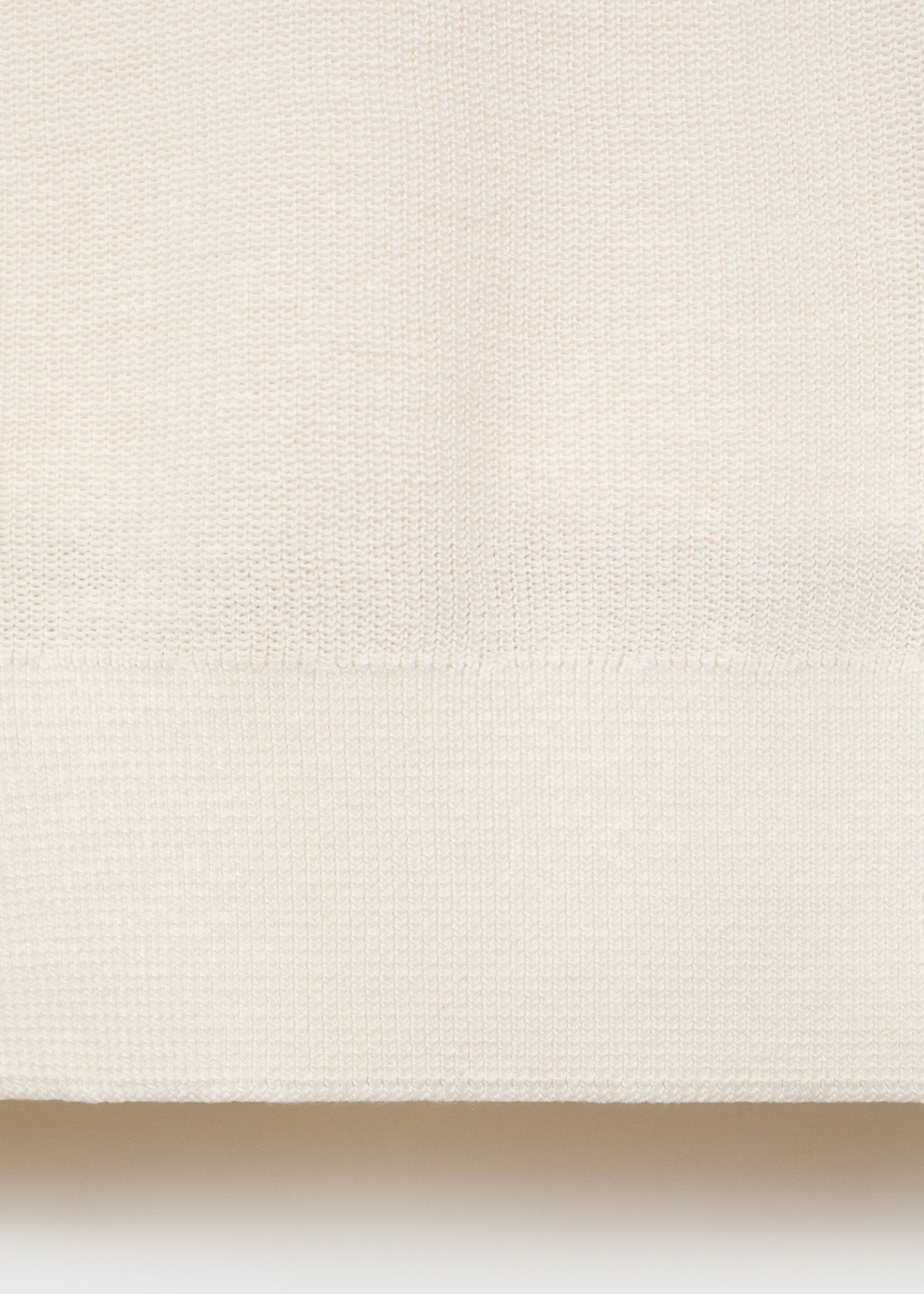 T-shirt en maille fine - Détail de l'article 0, Écru. Ref: 87067897-00.