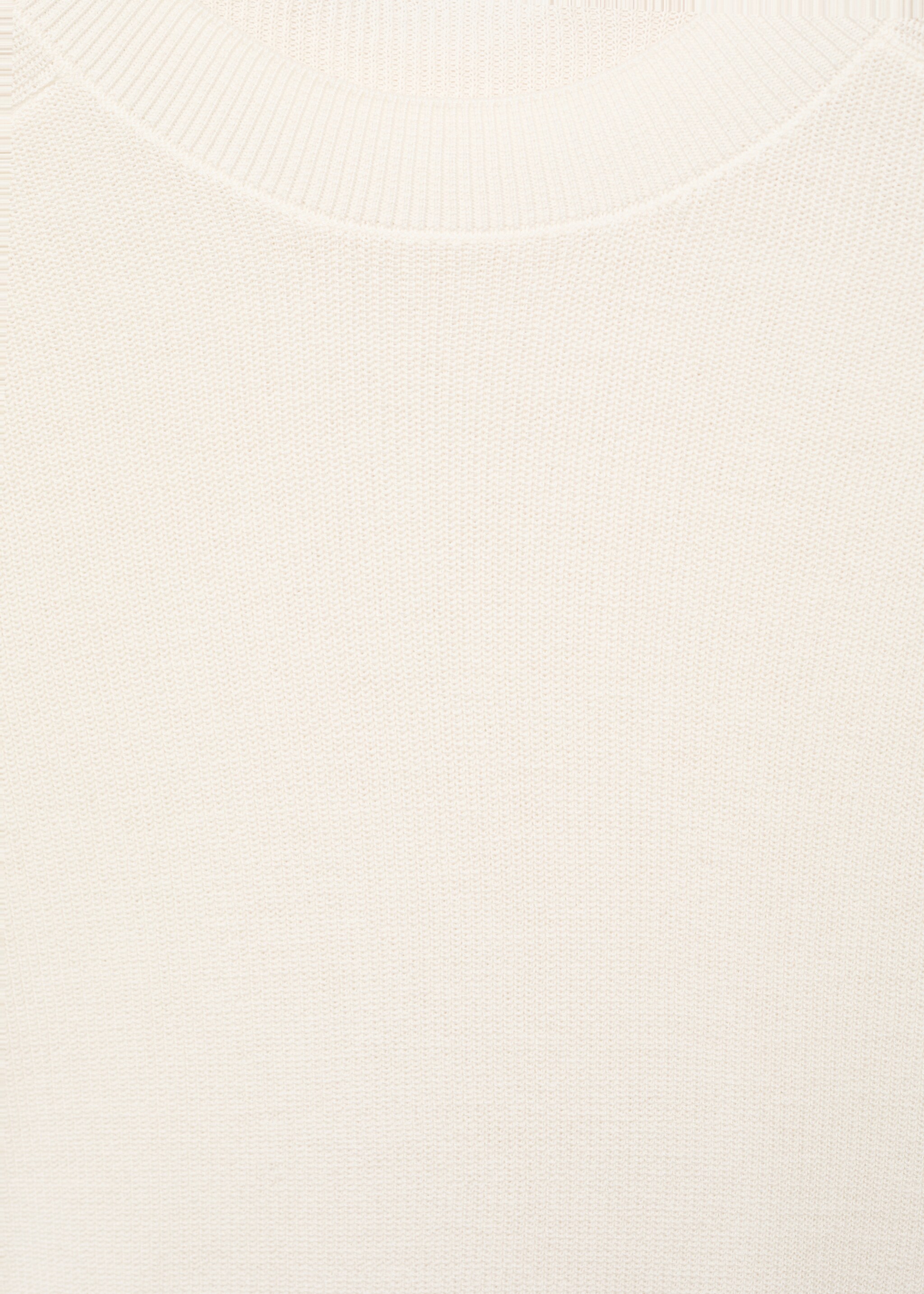 T-shirt en maille fine - Détail de l'article 8, Écru. Ref: 87067897-00.