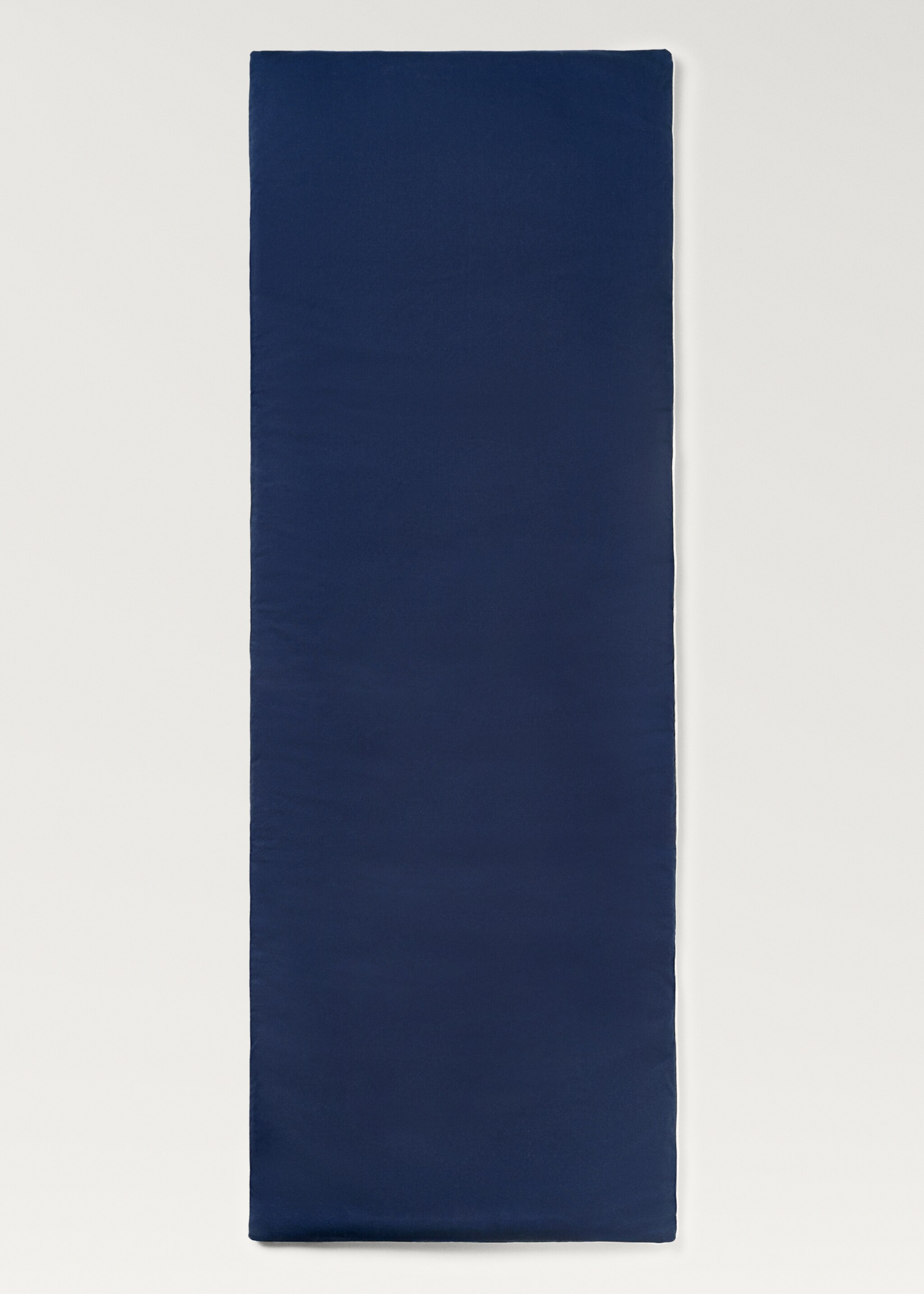 Waterproof reversible striped sun lounger topper - Details of the article 1, Navy. Ref: 87067898-00.