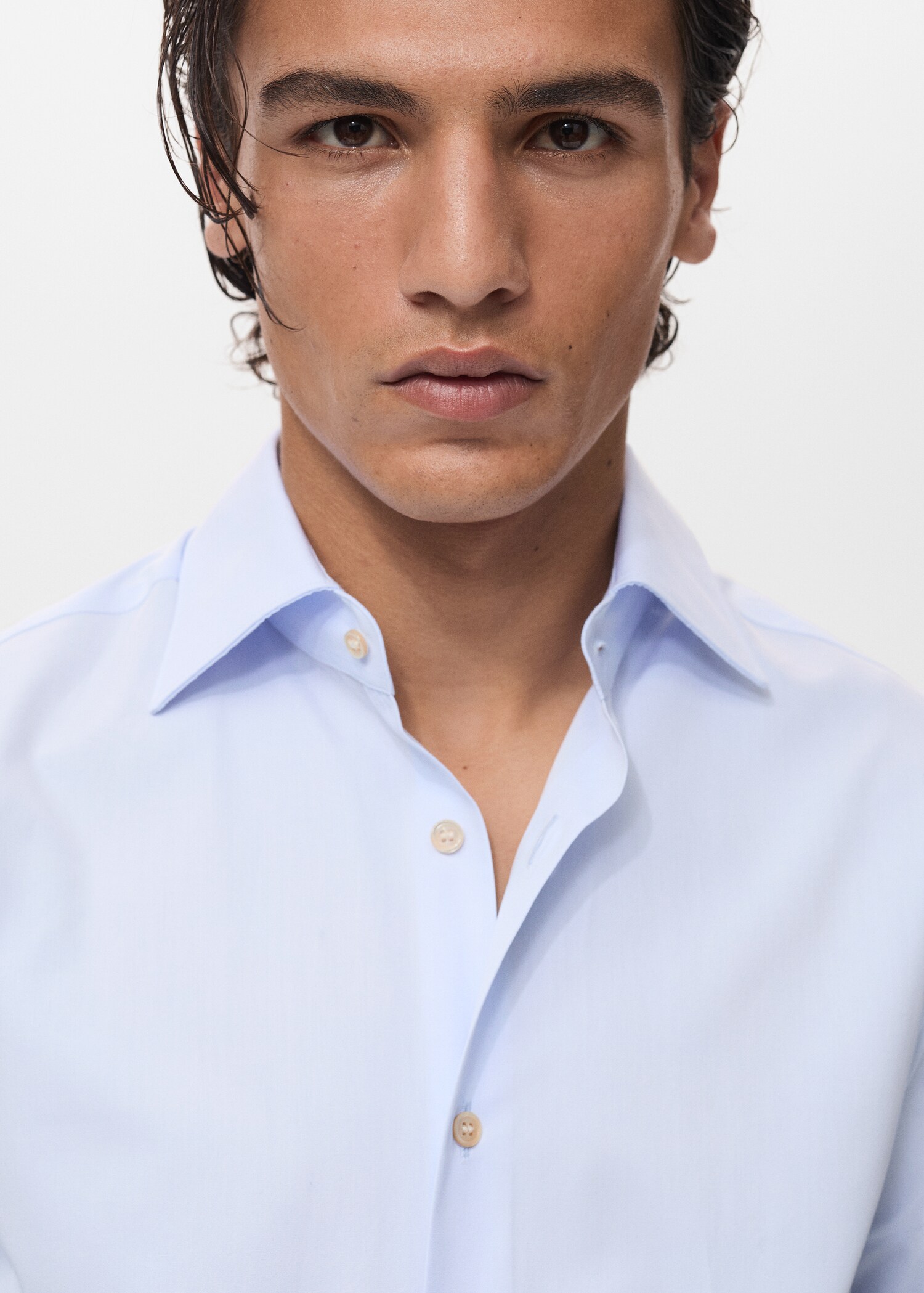 Camisa slim fit 100% algodón - Detalle del artículo 1