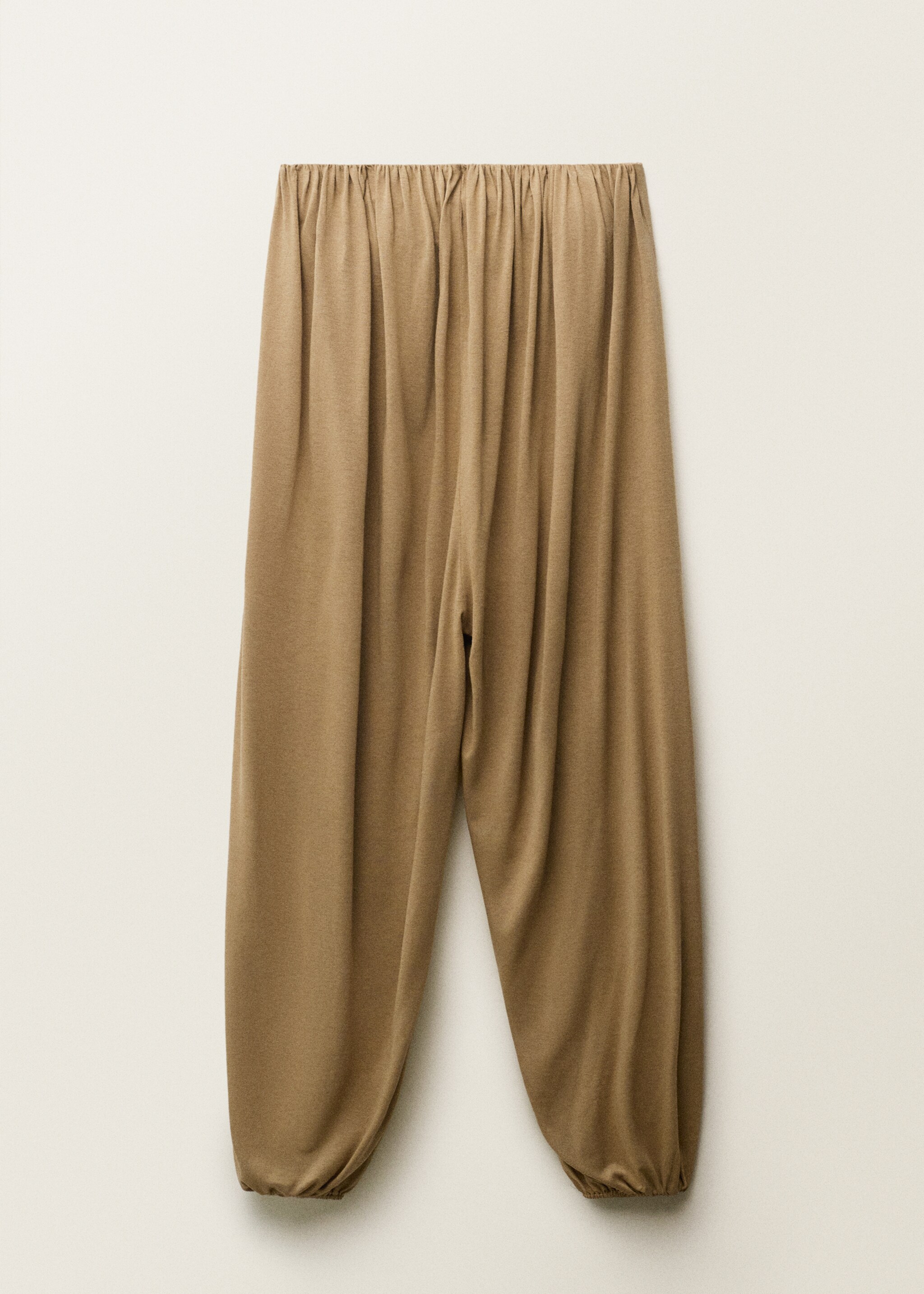 Kombinezon bez ramiączek z bufiastym dołem - Artykuł bez modela/modelki, Beżowy. Ref: 87067905-00.