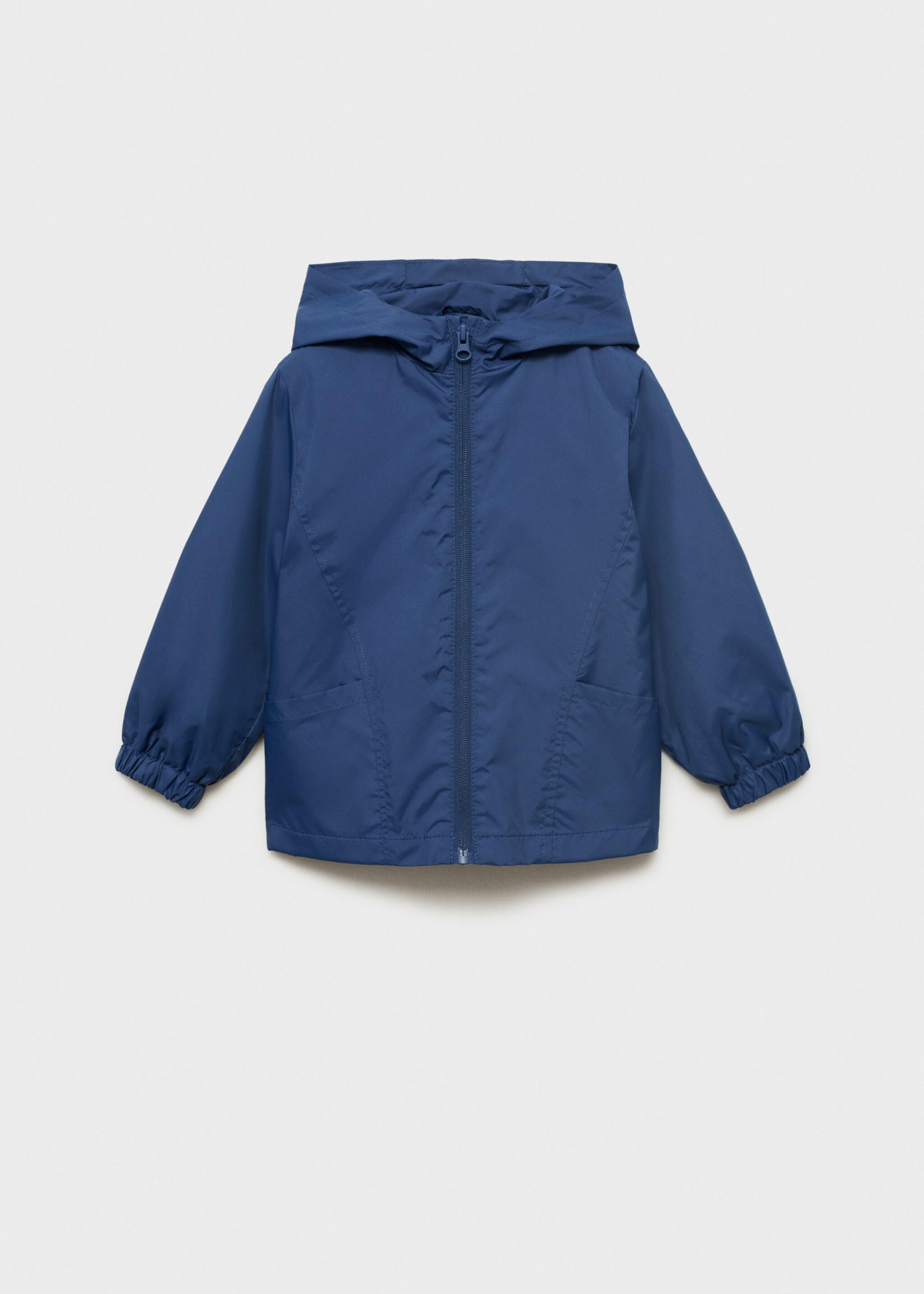 Parka imperméable capuche - Article sans modèle, Bleu marine. Ref: 87068266-00.
