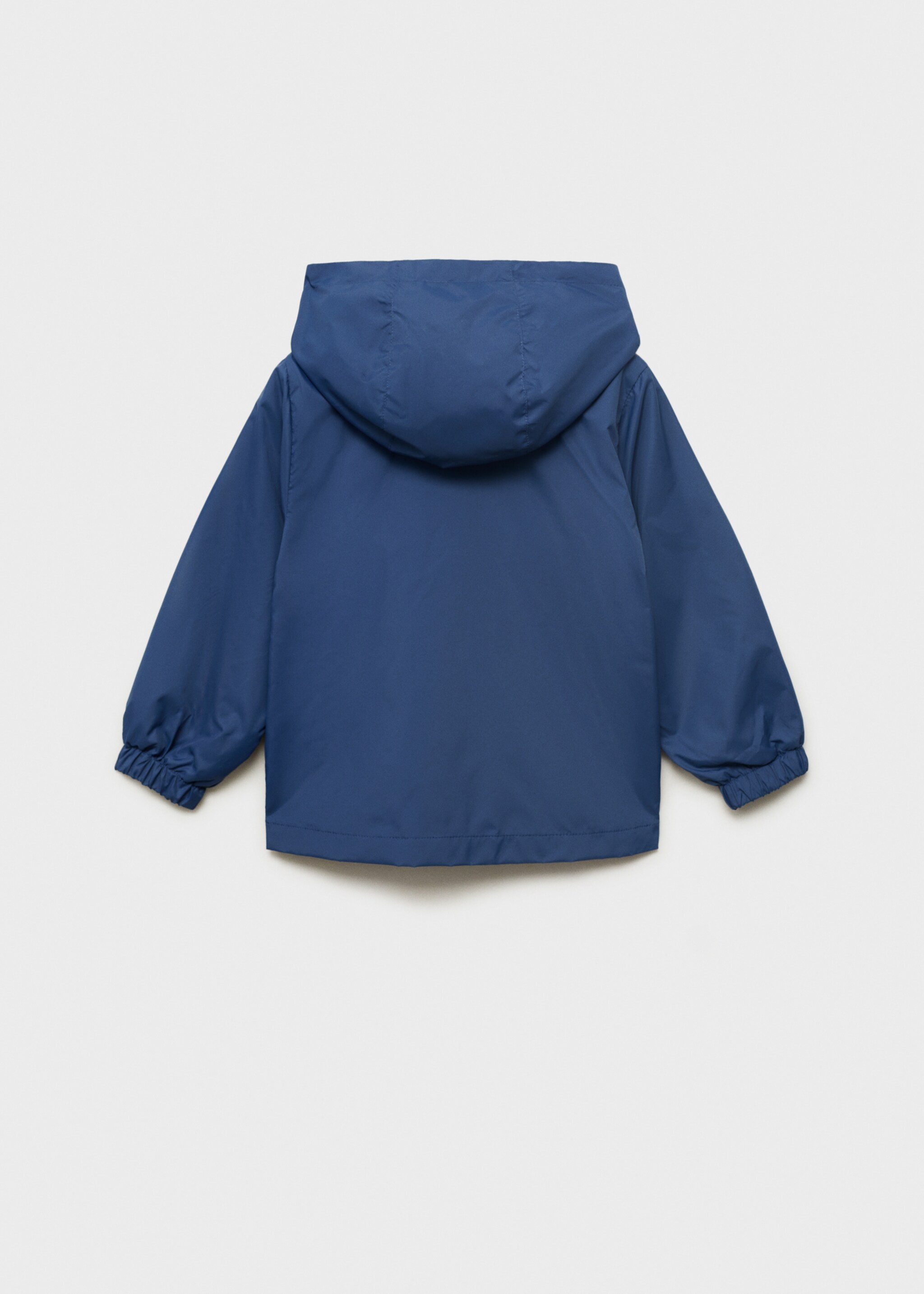 Parka imperméable capuche - Verso de l’article, Bleu marine. Ref: 87068266-00.