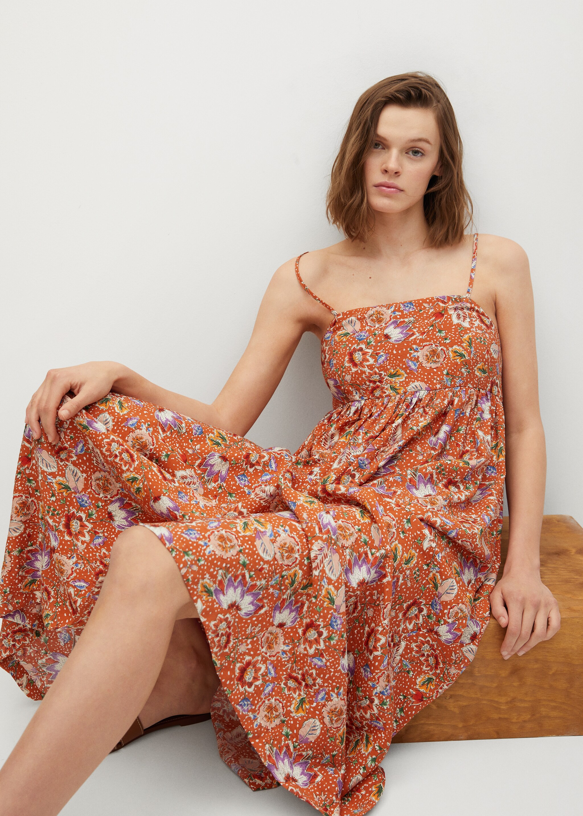 Ruffles flowy dress - Details of the article 1