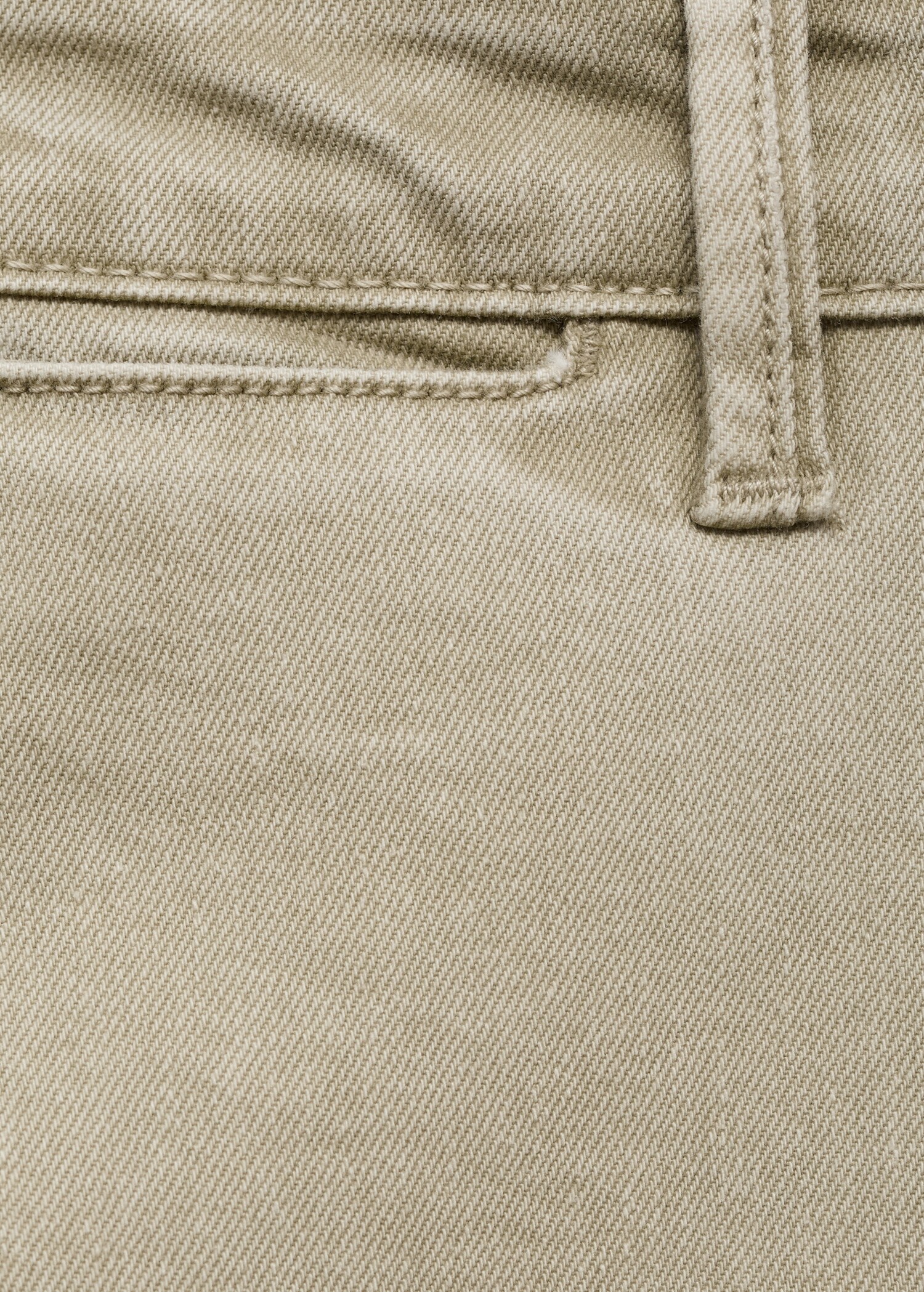 Wide leg high-waist full-length jeans - Details of the article 0