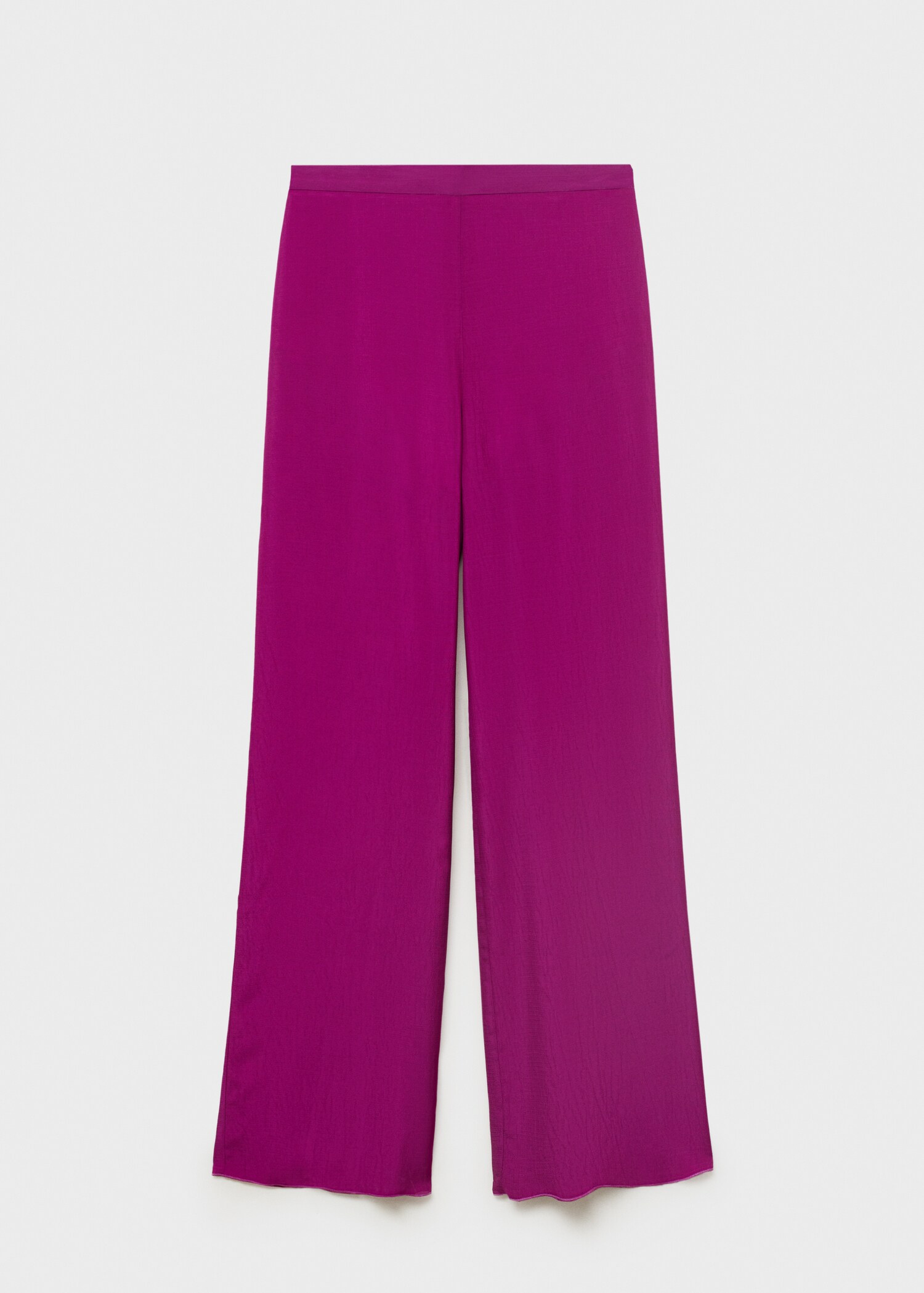 Flowy straight-fit trousers - Article without model