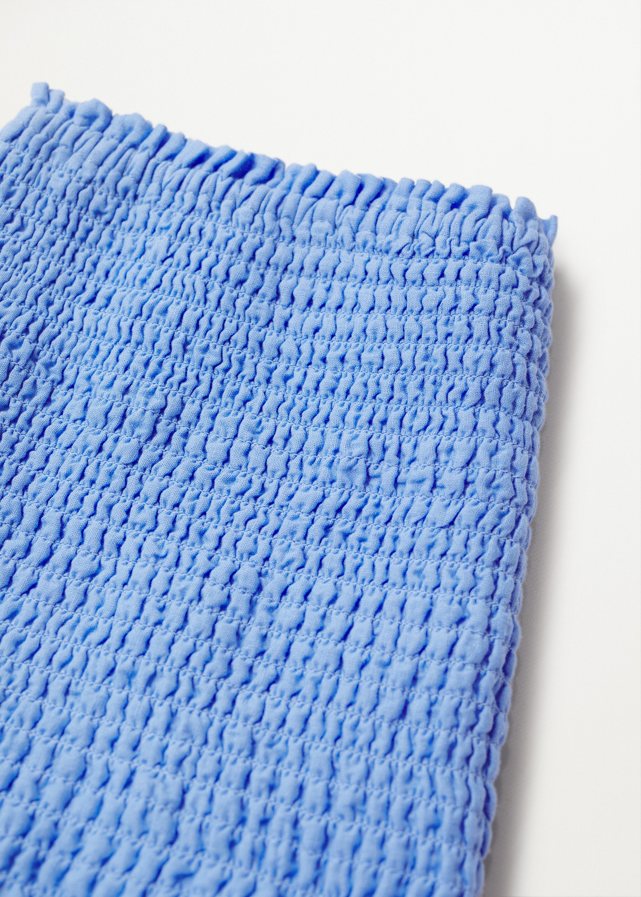 Ruffled linen miniskirt - Details of the article 8