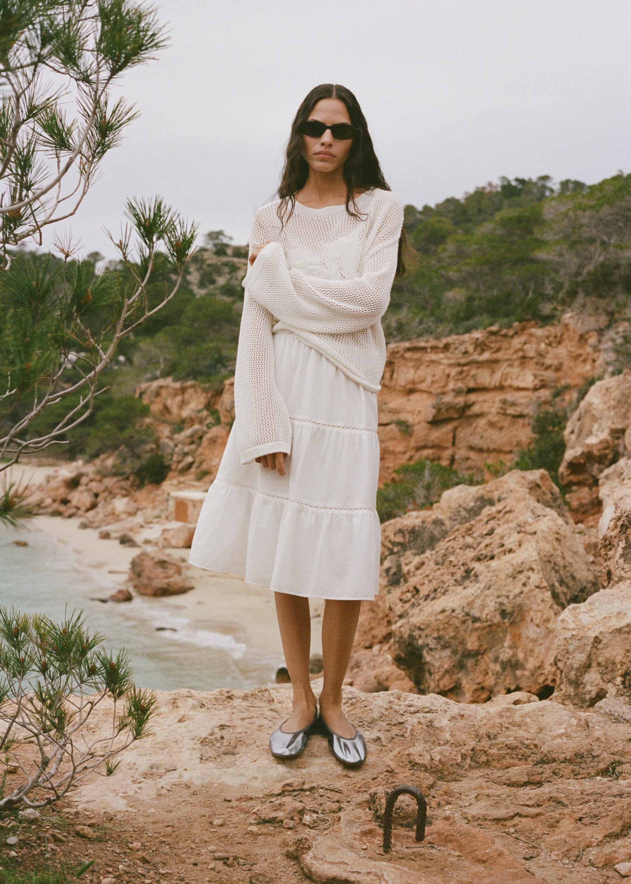 Ballerines métallisées - Détail de l'article 9, Argent foncé. Ref: 87069063-00.