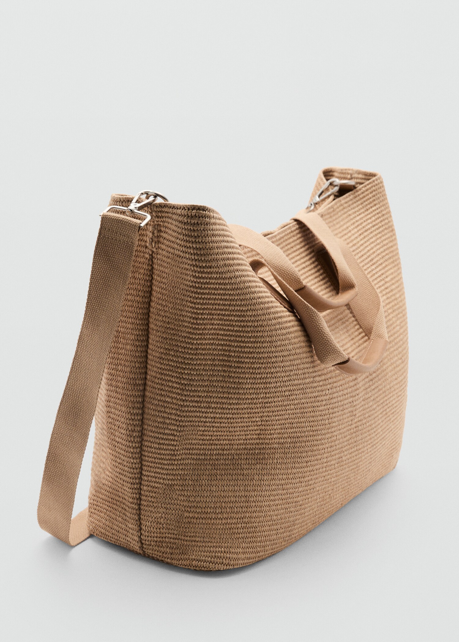 Geantă tote de rafie - Plan mediu
