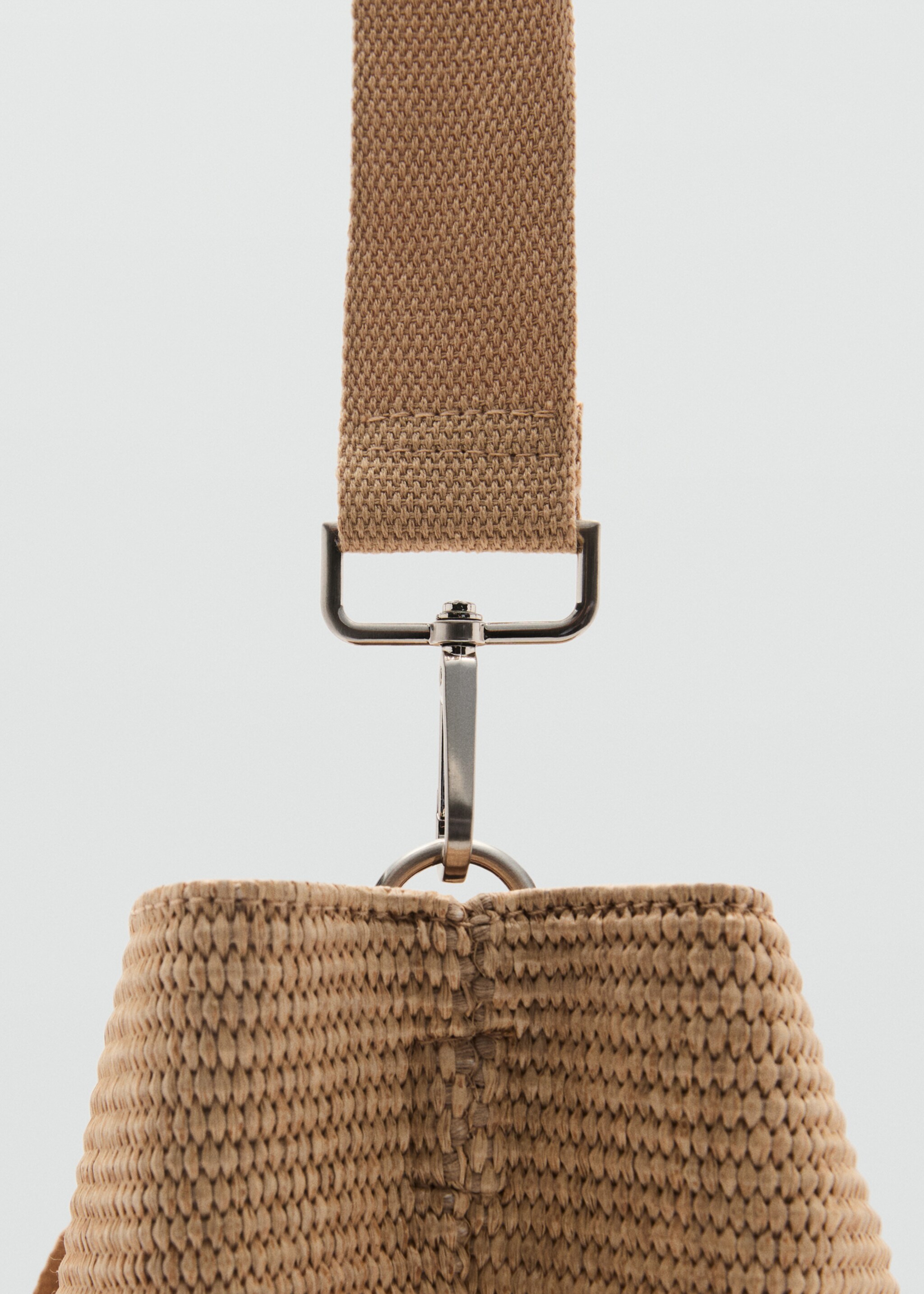 Geantă tote de rafie - Detaliu al articolului 2, Nisipiu. Ref: 87069204-00.