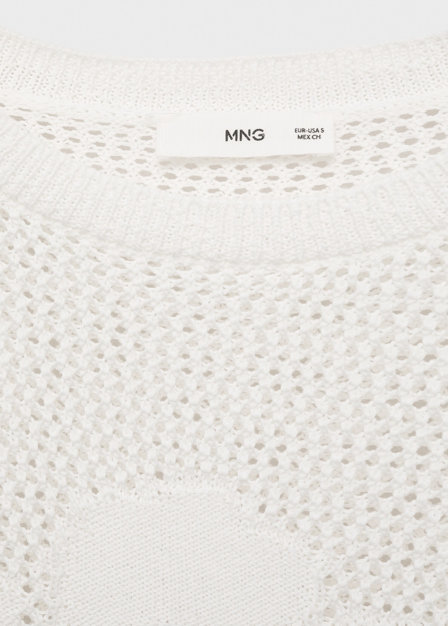 Prolamovaný pletený svetr s květinovým motivem - Detail zboží 0