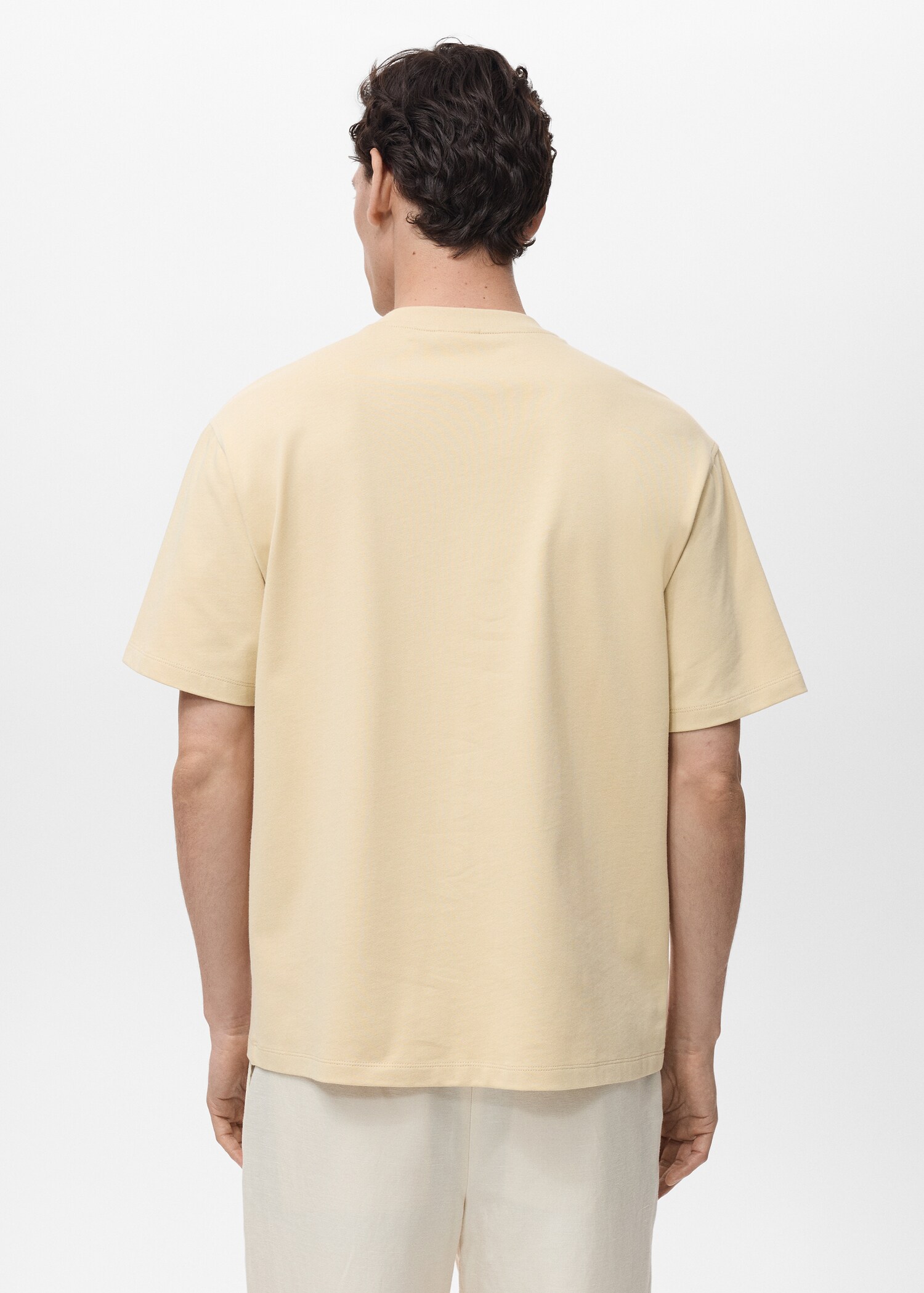 Relaxed fit cotton t-shirt - Reverse of the article