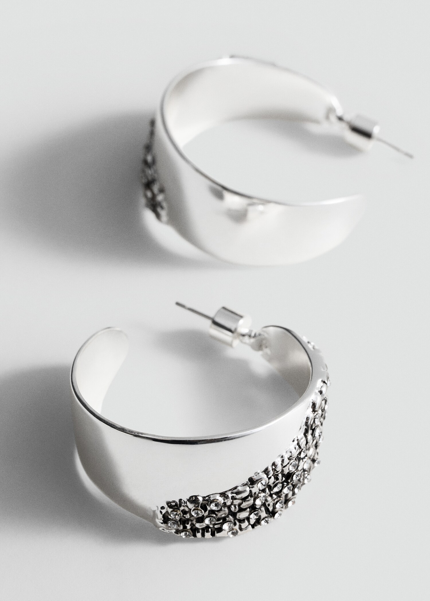 Strass-Ohrhänger - Mittlere Ansicht