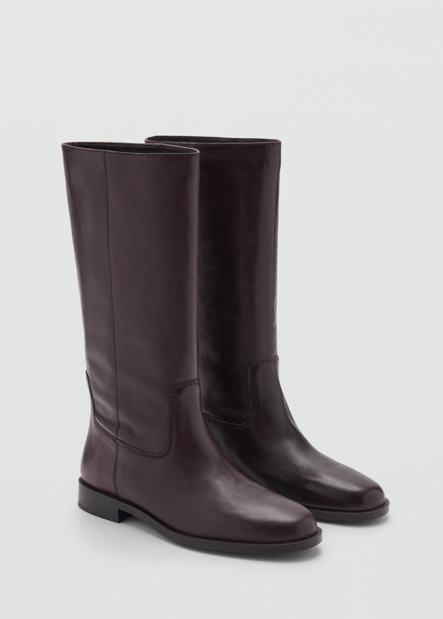 Bottes hautes cuir - Plan moyen