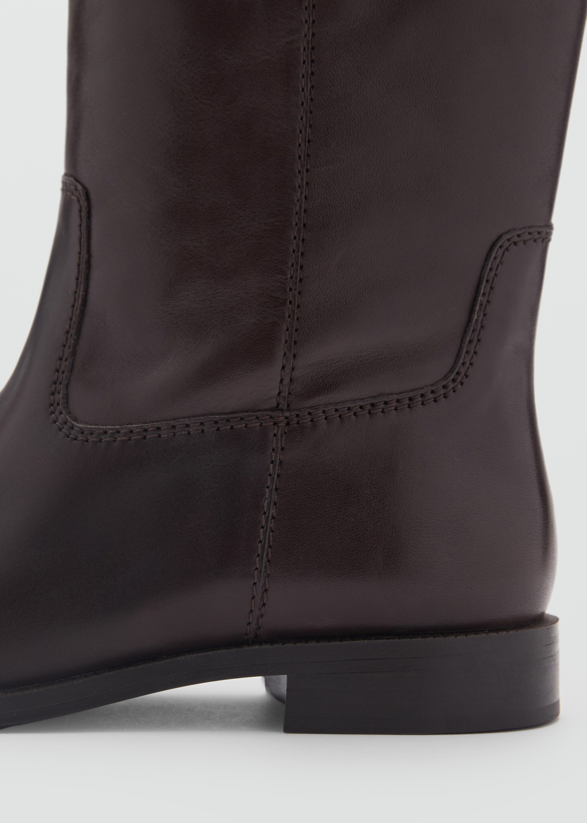 Bottes hautes cuir - Détail de l'article 1, Chocolat. Ref: 87070412-00.