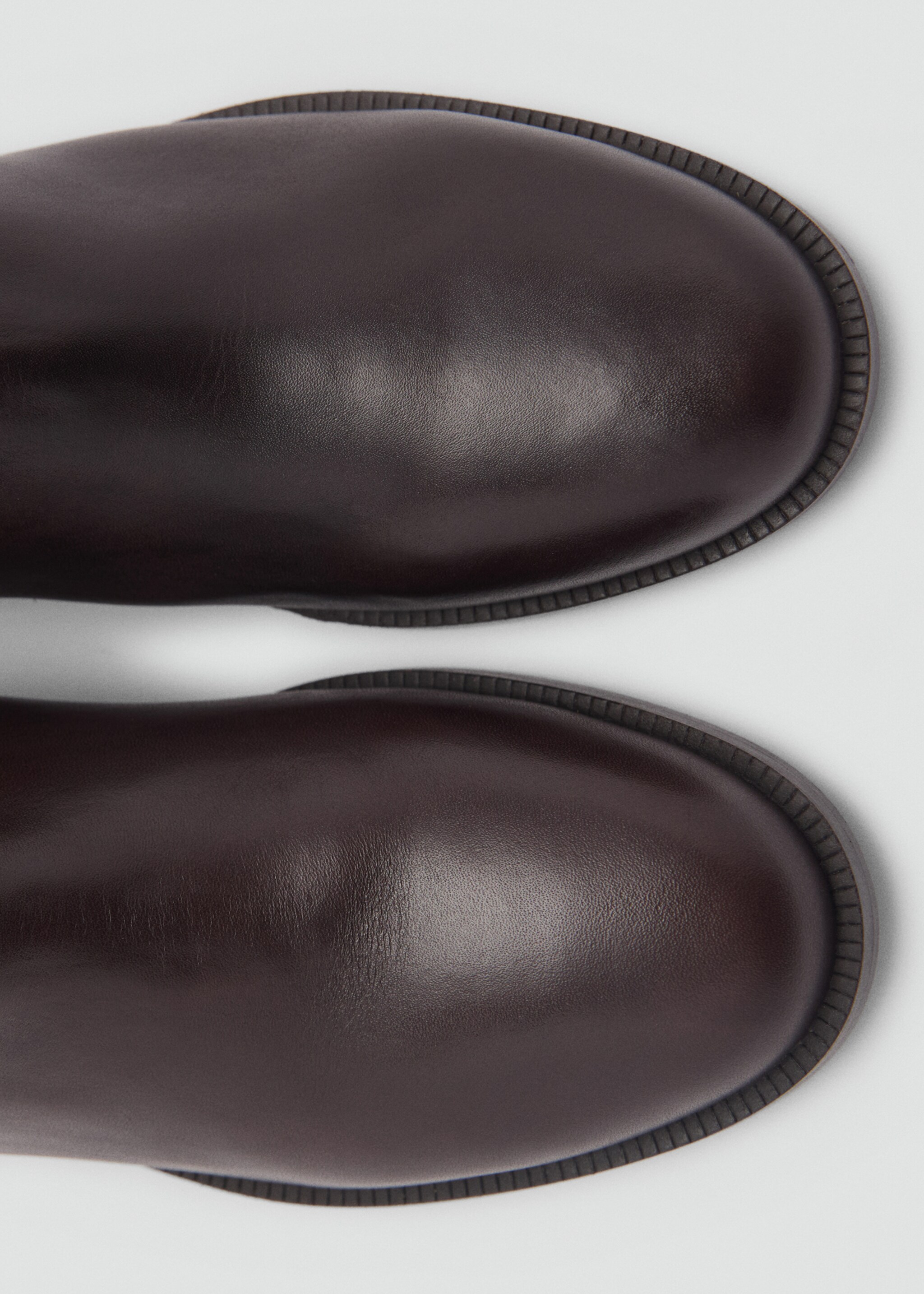 Bottes hautes cuir - Détail de l'article 2, Chocolat. Ref: 87070412-00.