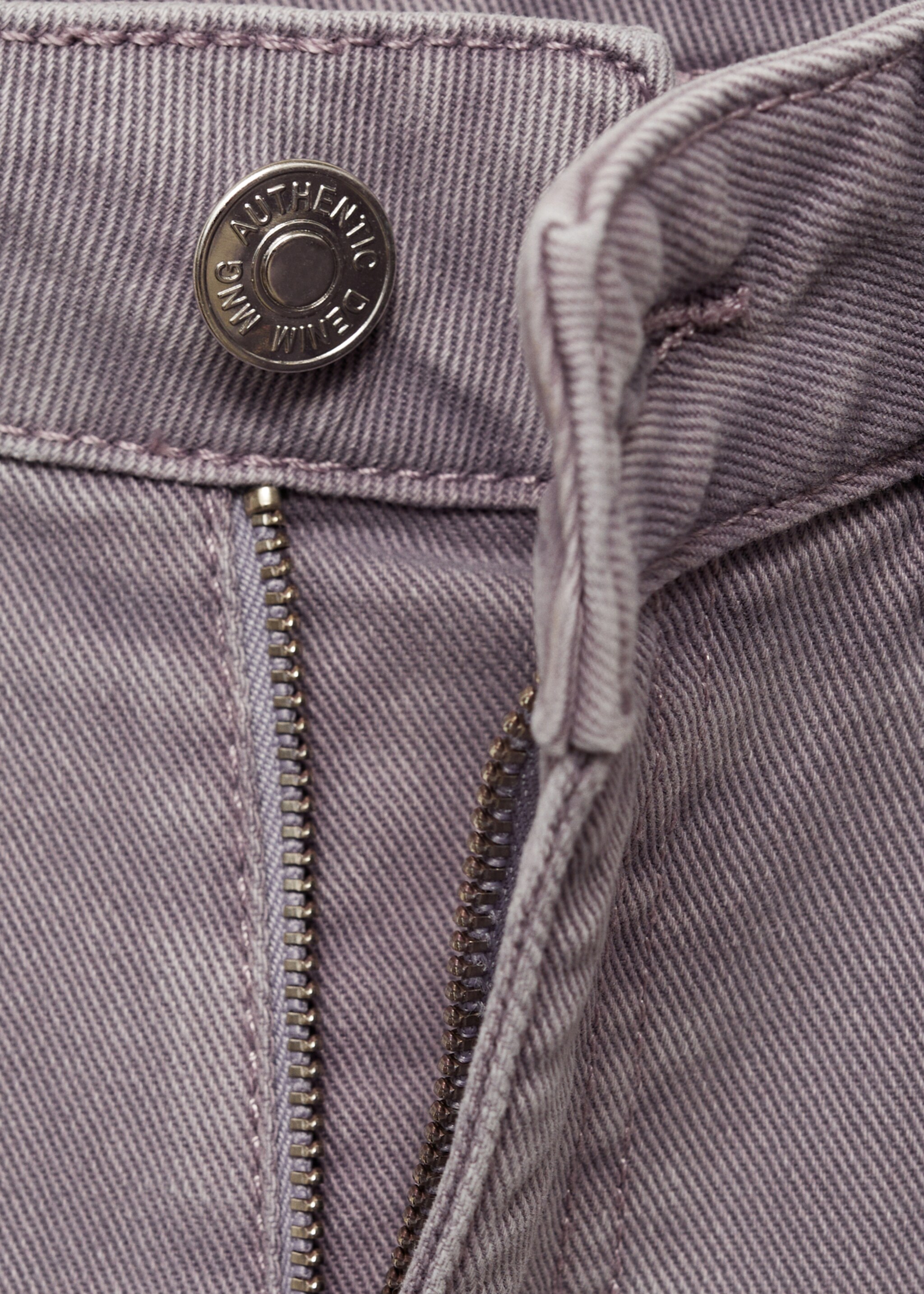 Straight fit jeans - Details of the article 0, Lilac. Ref: 87070417-00.