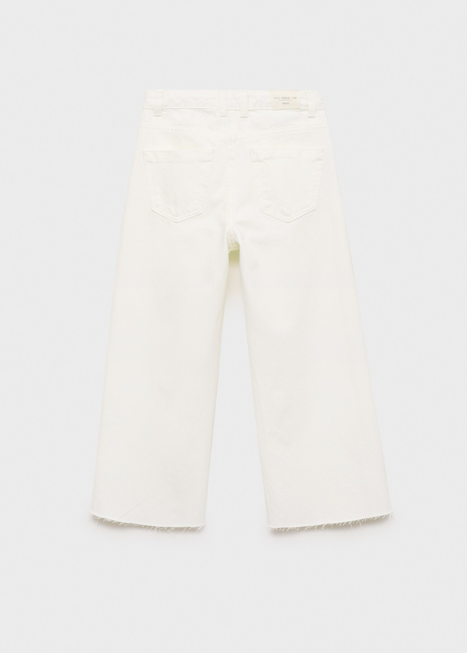 Jeans culotte mid-waist comfort - Reverse of the article
