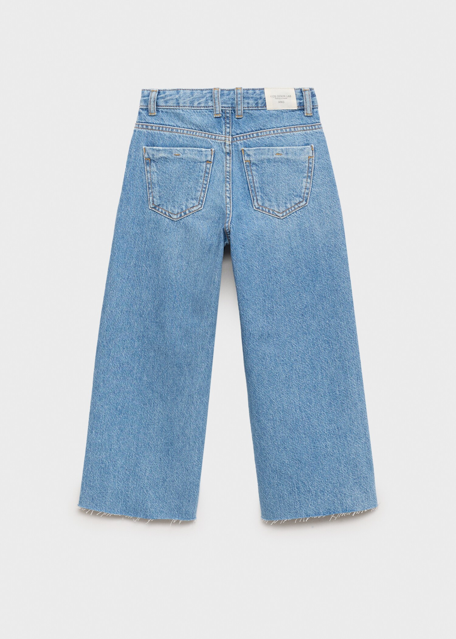 Jeans culotte mid-waist comfort - Reverse of the article