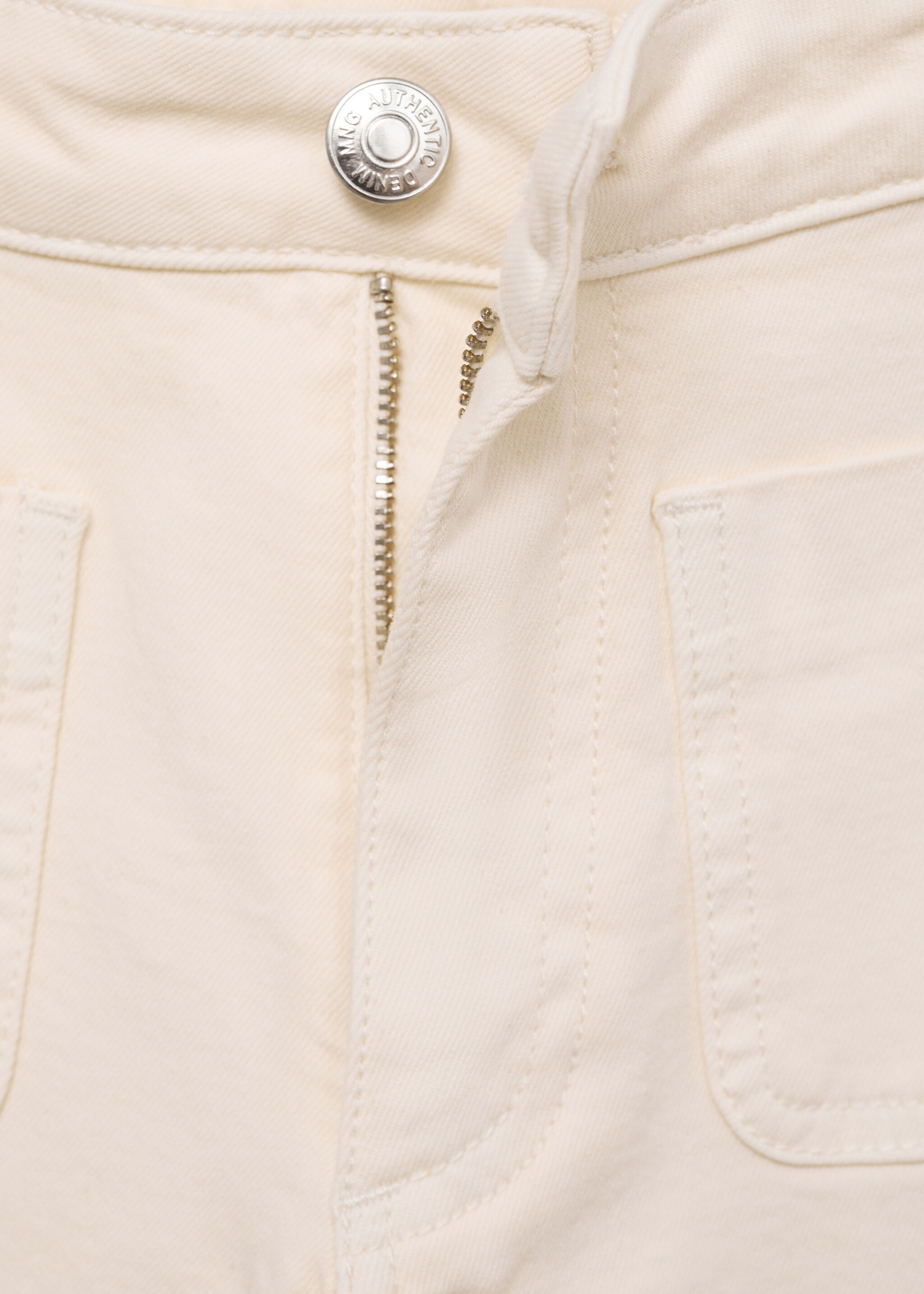 Texans flare butxaques - Detall de l'article 8, Blanc trencat. Ref: 87070420-00.