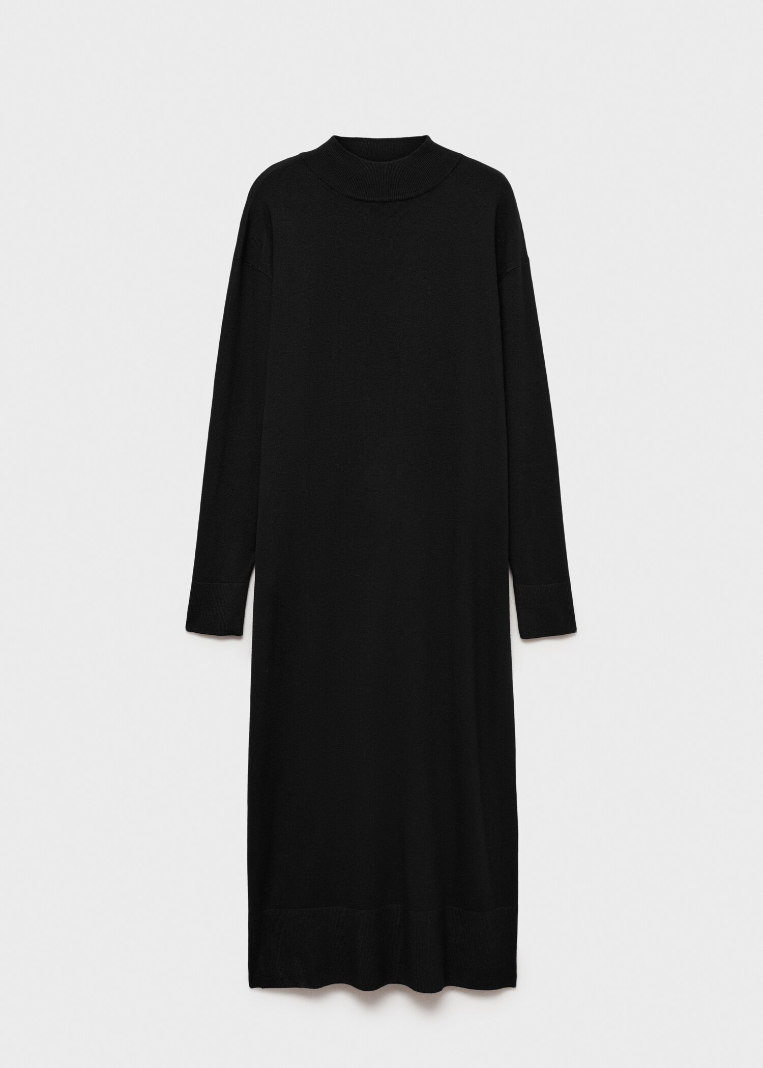 Perkins-neck knitted dress - Article without model