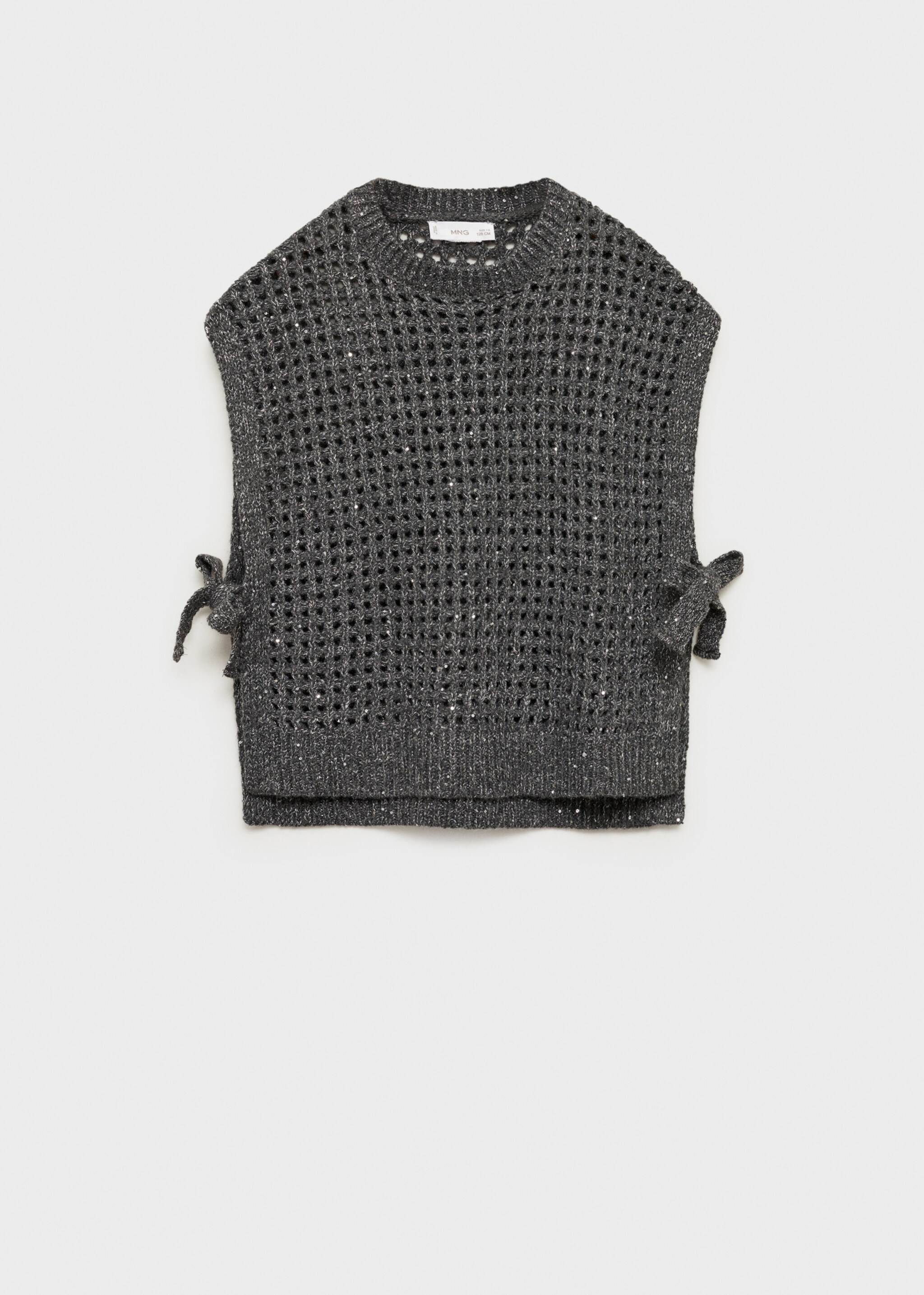 Armilla punt calat lúrex - Article sense model, Gris antracita. Ref: 87070431-00.